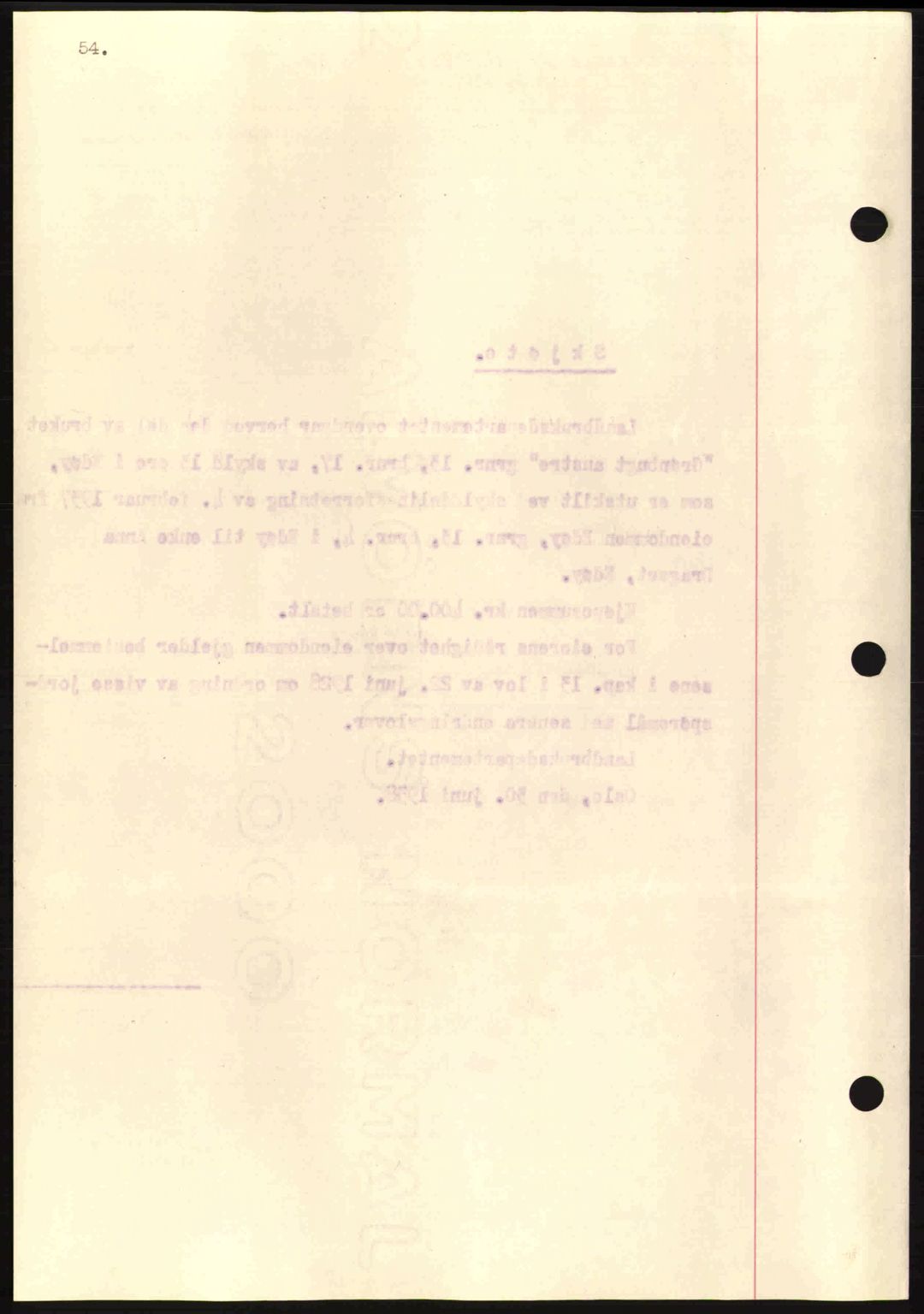 Nordmøre sorenskriveri, SAT/A-4132/1/2/2Ca: Mortgage book no. A84, 1938-1938, Diary no: : 1562/1938