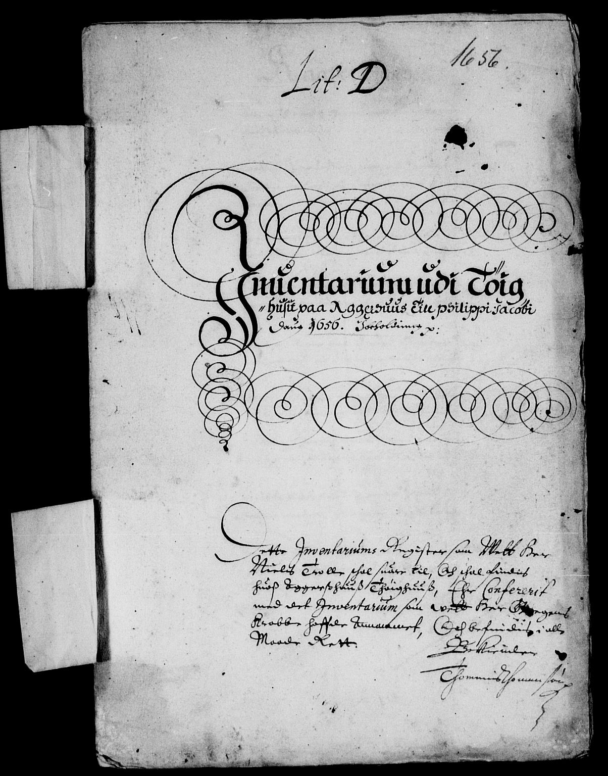 Rentekammeret inntil 1814, Reviderte regnskaper, Lensregnskaper, AV/RA-EA-5023/R/Rb/Rba/L0235: Akershus len, 1651-1657