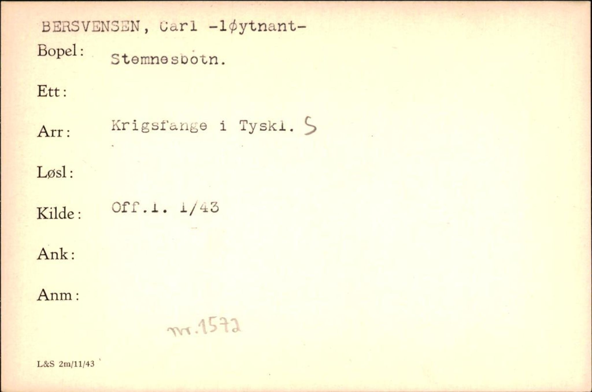 Forsvaret, Forsvarets krigshistoriske avdeling, AV/RA-RAFA-2017/Y/Yf/L0200: II-C-11-2102  -  Norske krigsfanger i Tyskland, 1940-1945, p. 90