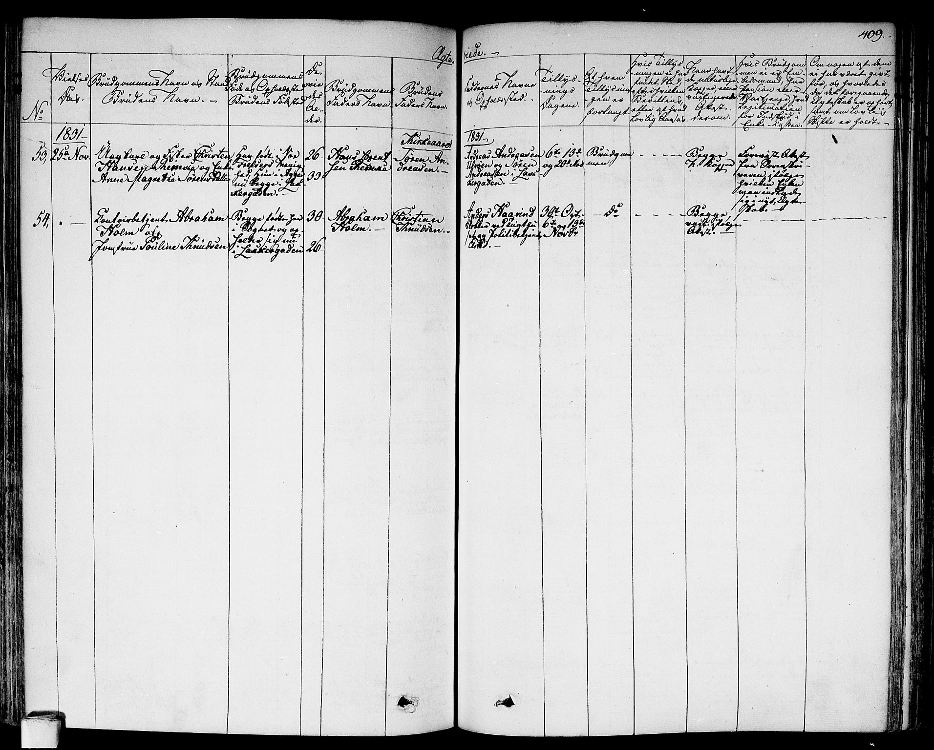 Aker prestekontor kirkebøker, AV/SAO-A-10861/F/L0013: Parish register (official) no. 13, 1828-1837, p. 409