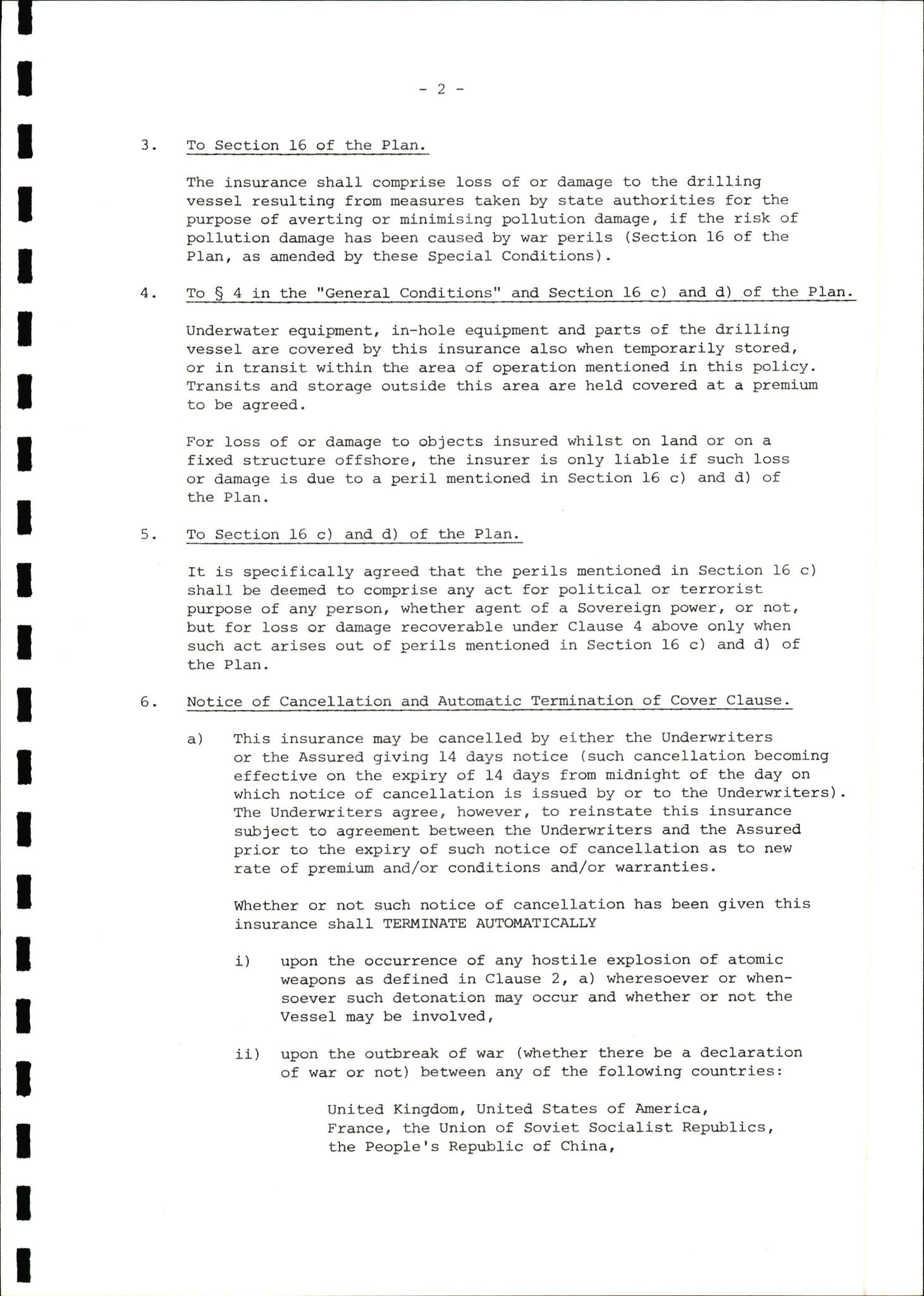 Pa 1503 - Stavanger Drilling AS, AV/SAST-A-101906/2/E/Ec/Eca/L0010: Forsikring, 1976-1983