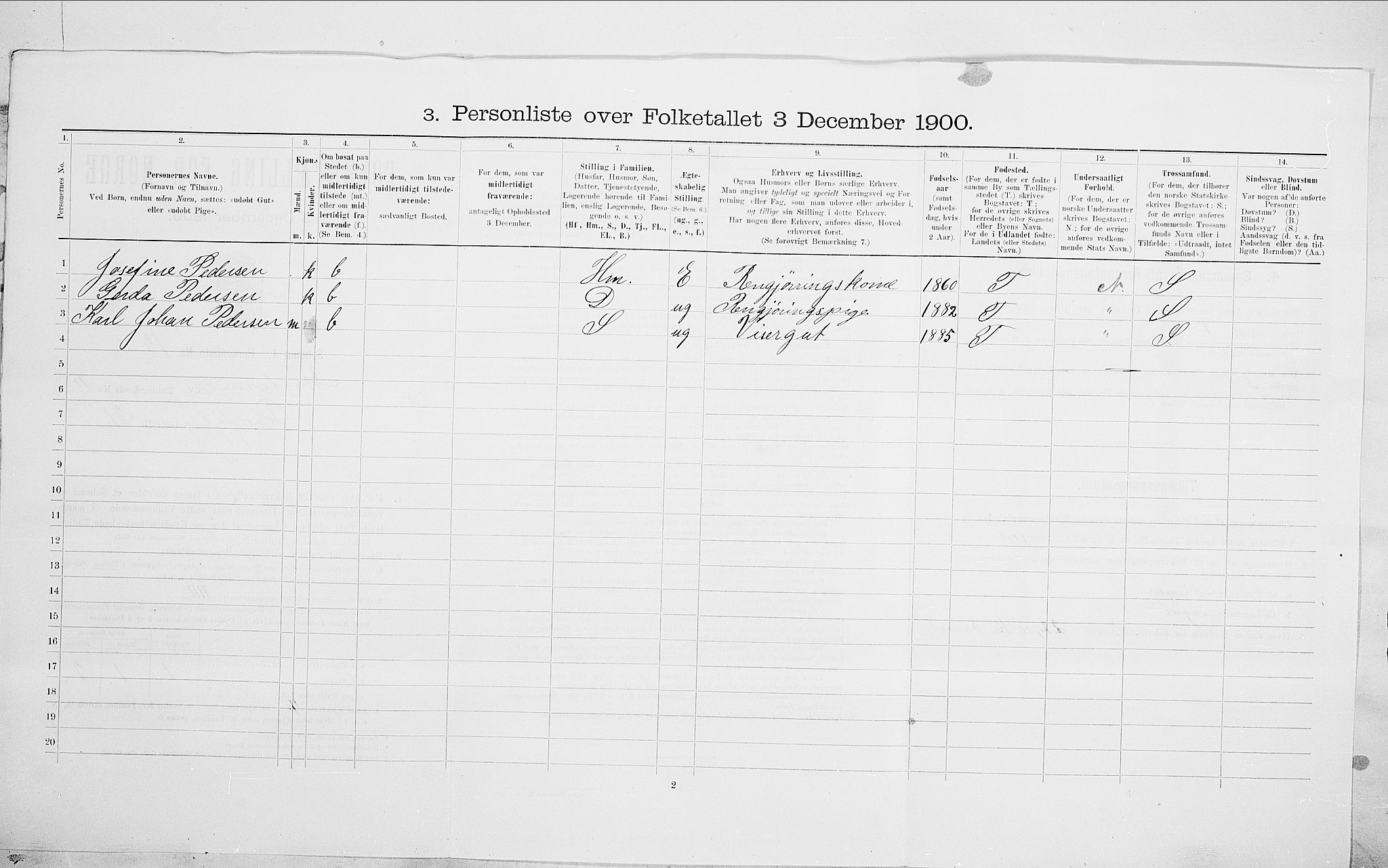 SAO, 1900 census for Kristiania, 1900, p. 77654