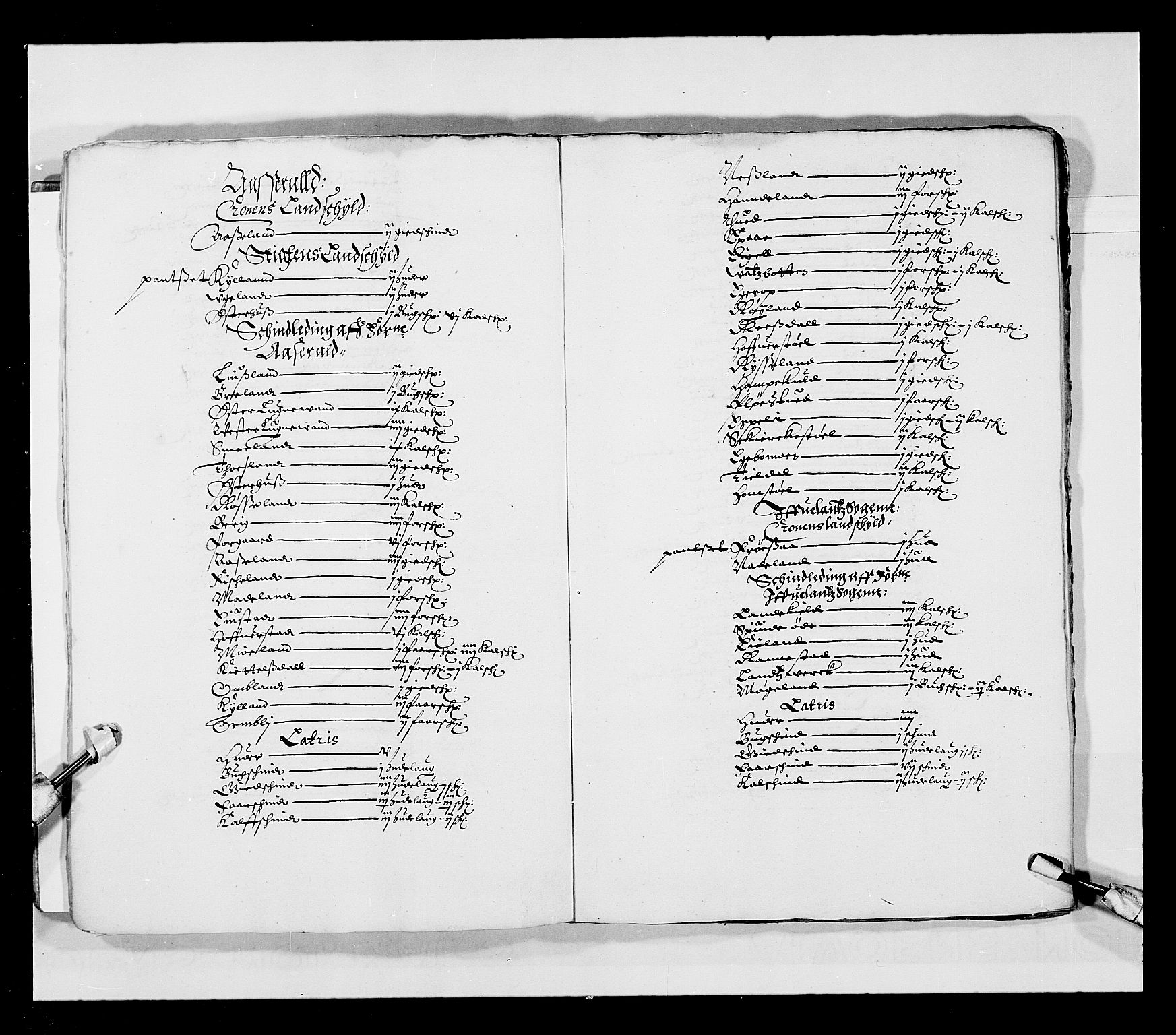 Stattholderembetet 1572-1771, AV/RA-EA-2870/Ek/L0023/0001: Jordebøker 1633-1658: / Jordebøker for Agdesiden len, 1644-1647, p. 7