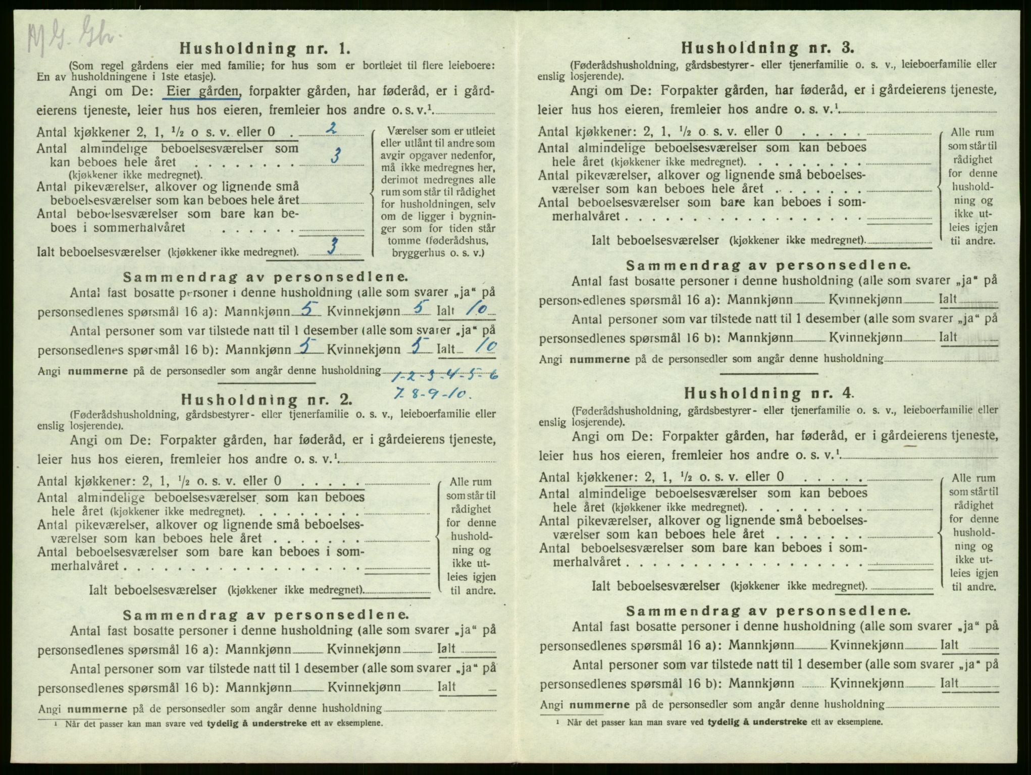 SAKO, 1920 census for Sandeherred, 1920, p. 118