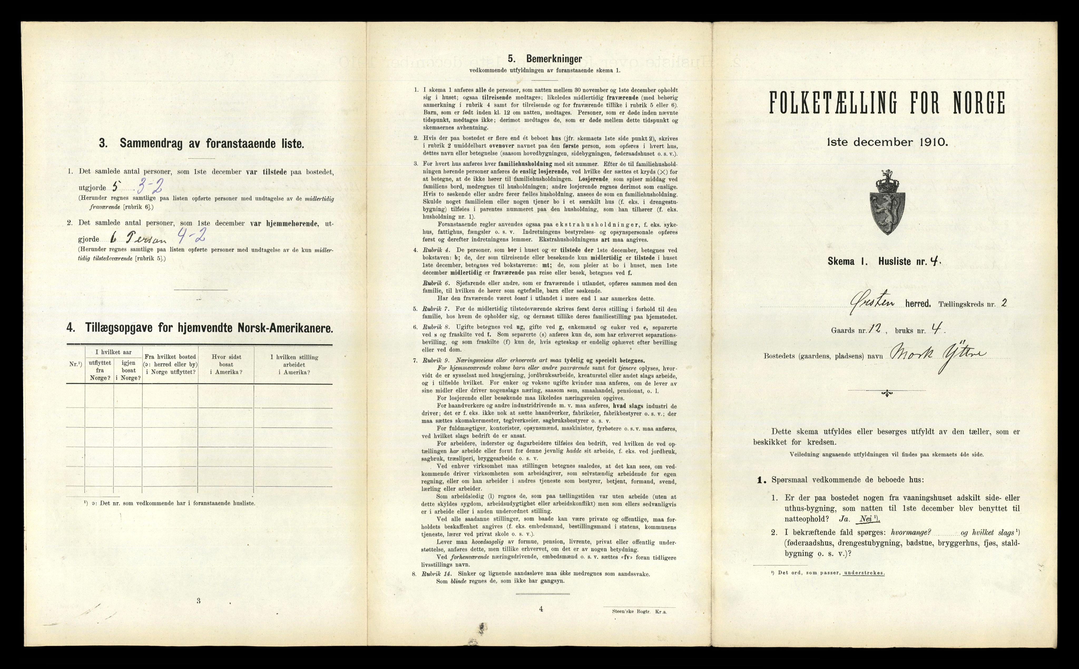 RA, 1910 census for Ørsta, 1910, p. 142