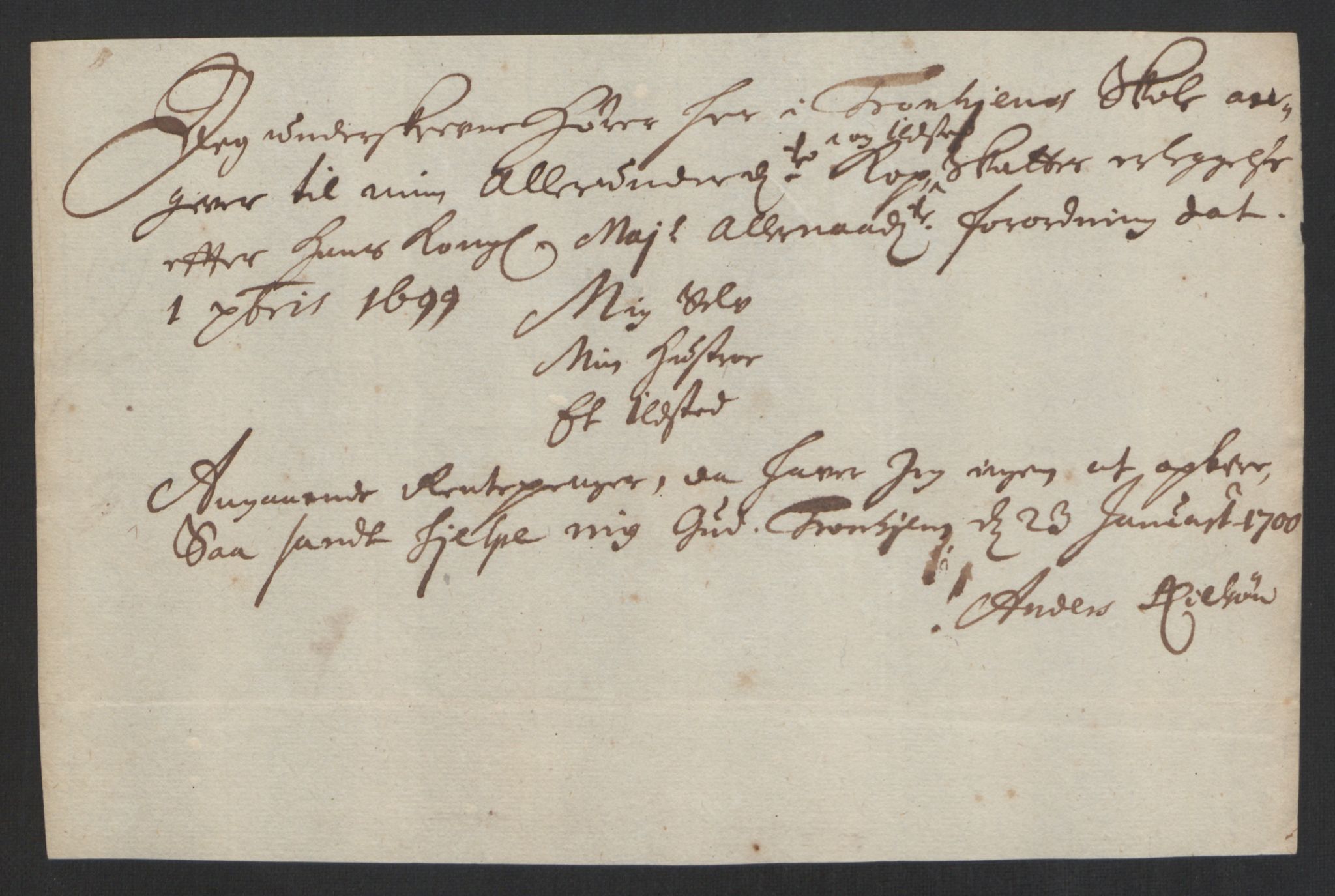 Rentekammeret inntil 1814, Reviderte regnskaper, Byregnskaper, RA/EA-4066/R/Rs/L0507: [S3] Kontribusjonsregnskap, 1699-1711, p. 79