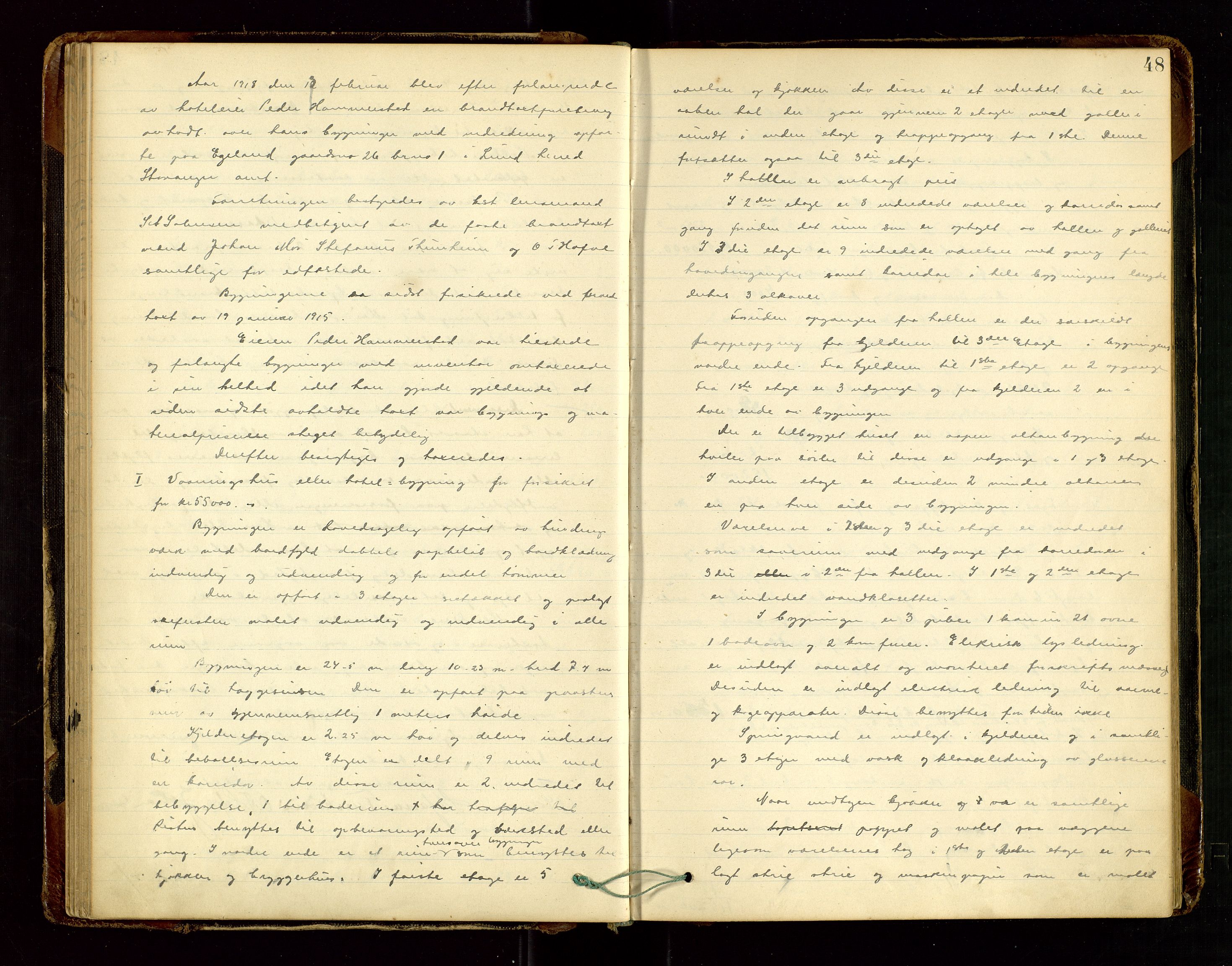 Lund lensmannskontor, AV/SAST-A-100303/Goa/L0003: "Brandtakstprotokol", 1893-1950, p. 47b-48a