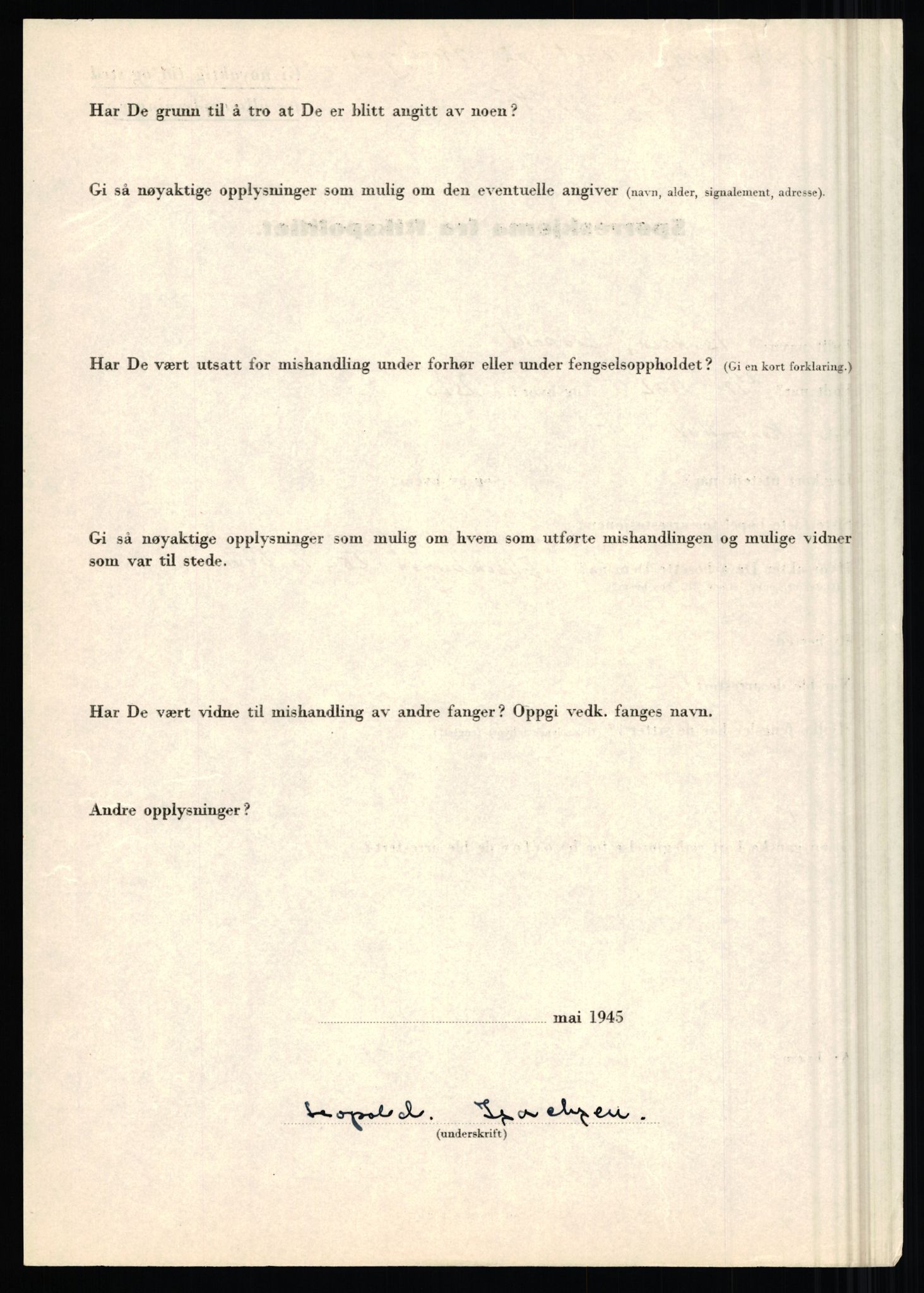Rikspolitisjefen, AV/RA-S-1560/L/L0007: Heen, Erik C. - Iversen, Trygve, 1940-1945, p. 1204
