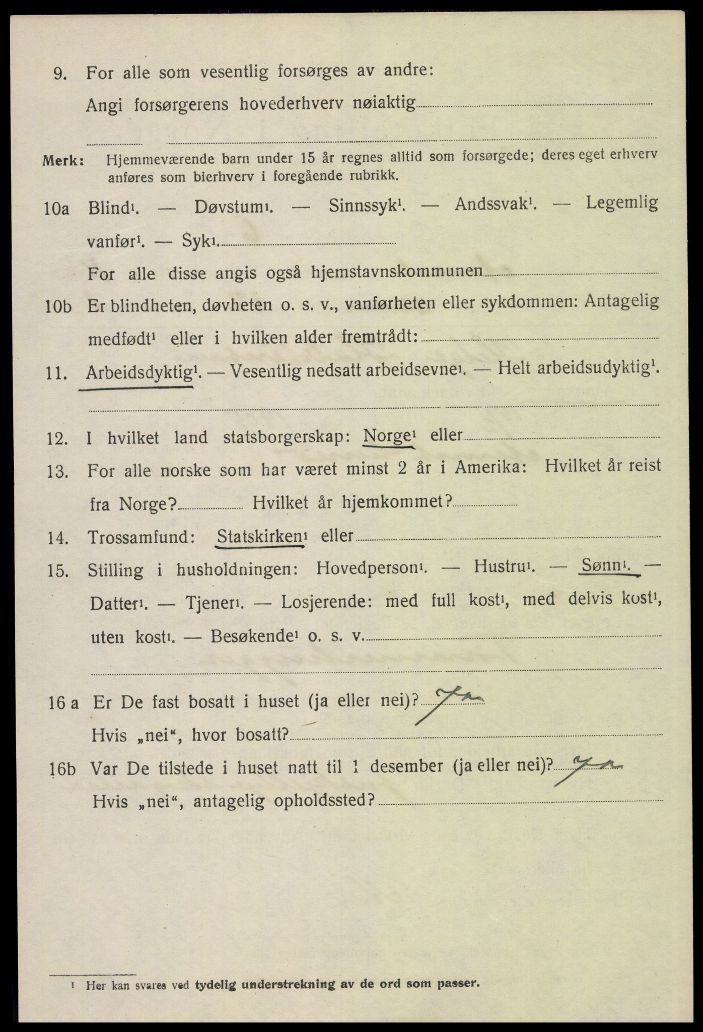 SAH, 1920 census for Åmot, 1920, p. 9600