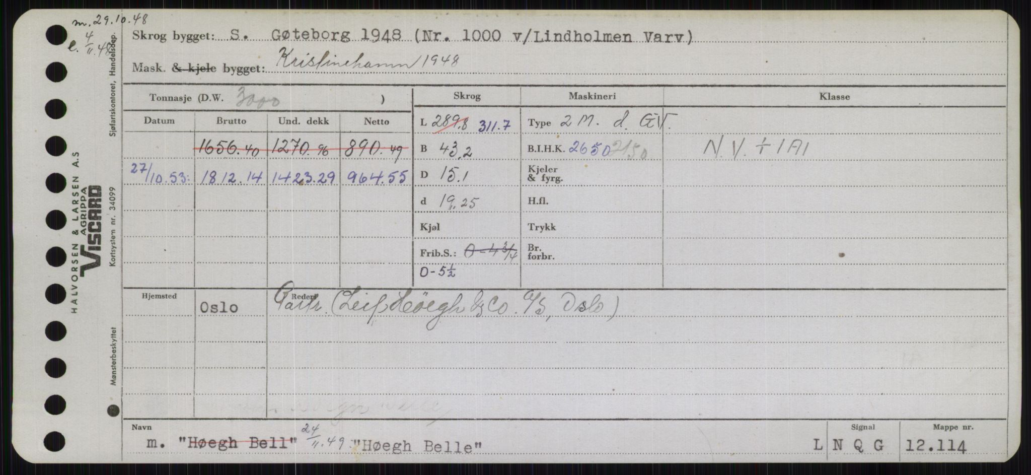 Sjøfartsdirektoratet med forløpere, Skipsmålingen, RA/S-1627/H/Hb/L0002: Fartøy, E-H, p. 441