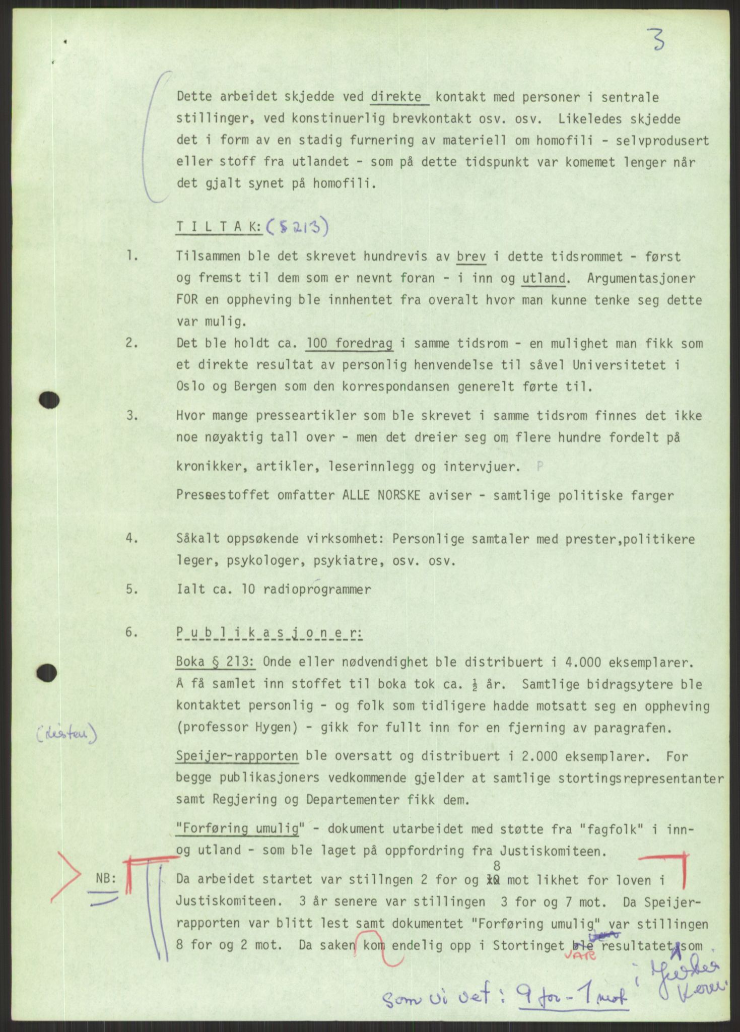 Det Norske Forbundet av 1948/Landsforeningen for Lesbisk og Homofil Frigjøring, AV/RA-PA-1216/D/Dd/L0001: Diskriminering, 1973-1991, p. 983