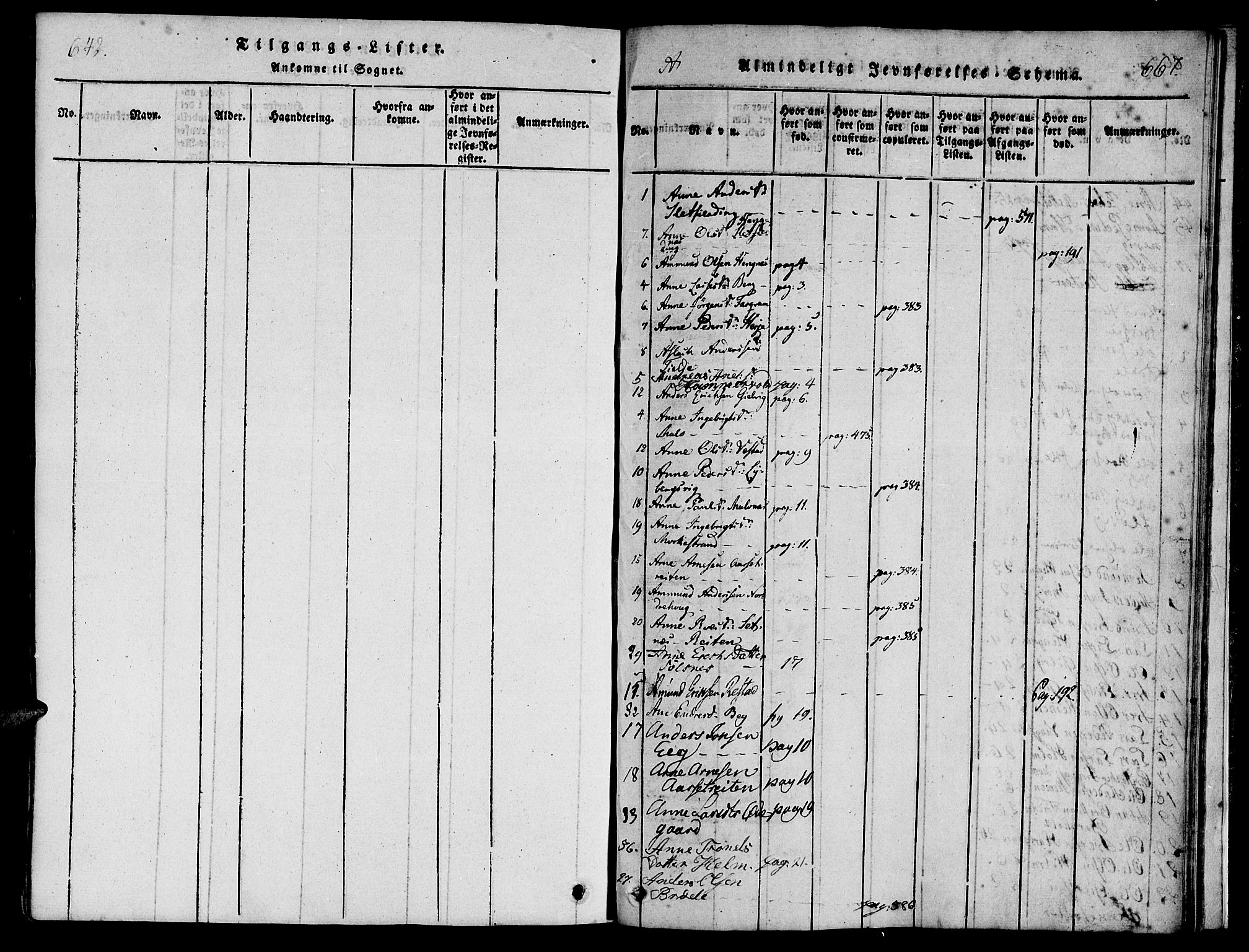 Ministerialprotokoller, klokkerbøker og fødselsregistre - Møre og Romsdal, SAT/A-1454/547/L0602: Parish register (official) no. 547A04, 1818-1845, p. 666-667