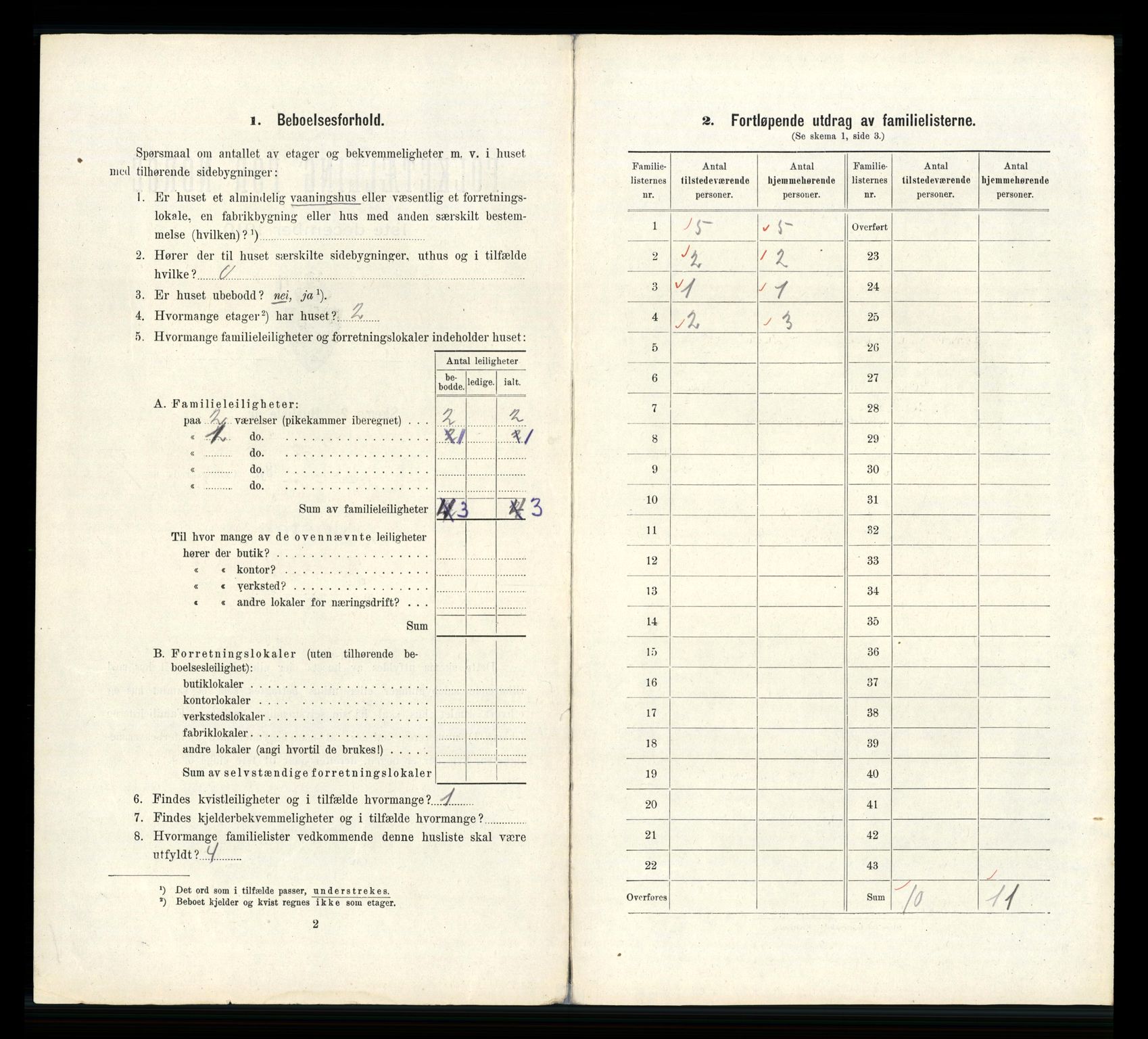 RA, 1910 census for Bergen, 1910, p. 2278