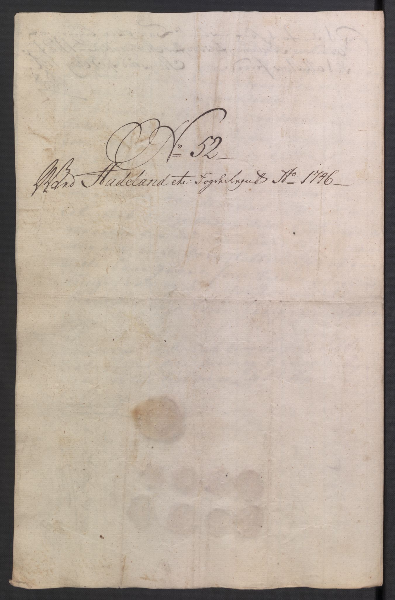 Rentekammeret inntil 1814, Reviderte regnskaper, Fogderegnskap, RA/EA-4092/R18/L1345: Fogderegnskap Hadeland, Toten og Valdres, 1745-1746, p. 505