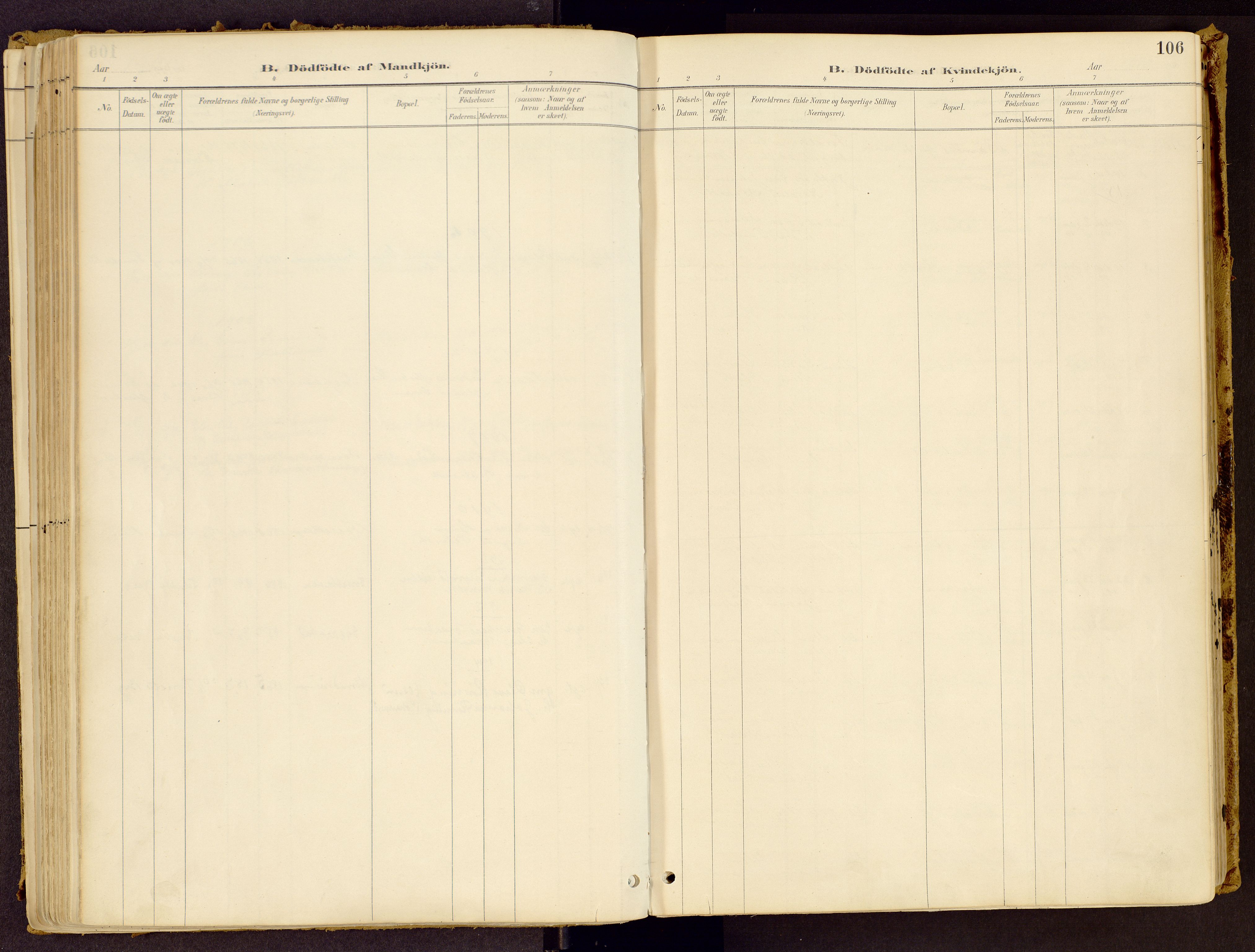 Vestre Gausdal prestekontor, SAH/PREST-094/H/Ha/Haa/L0001: Parish register (official) no. 1, 1887-1914, p. 106