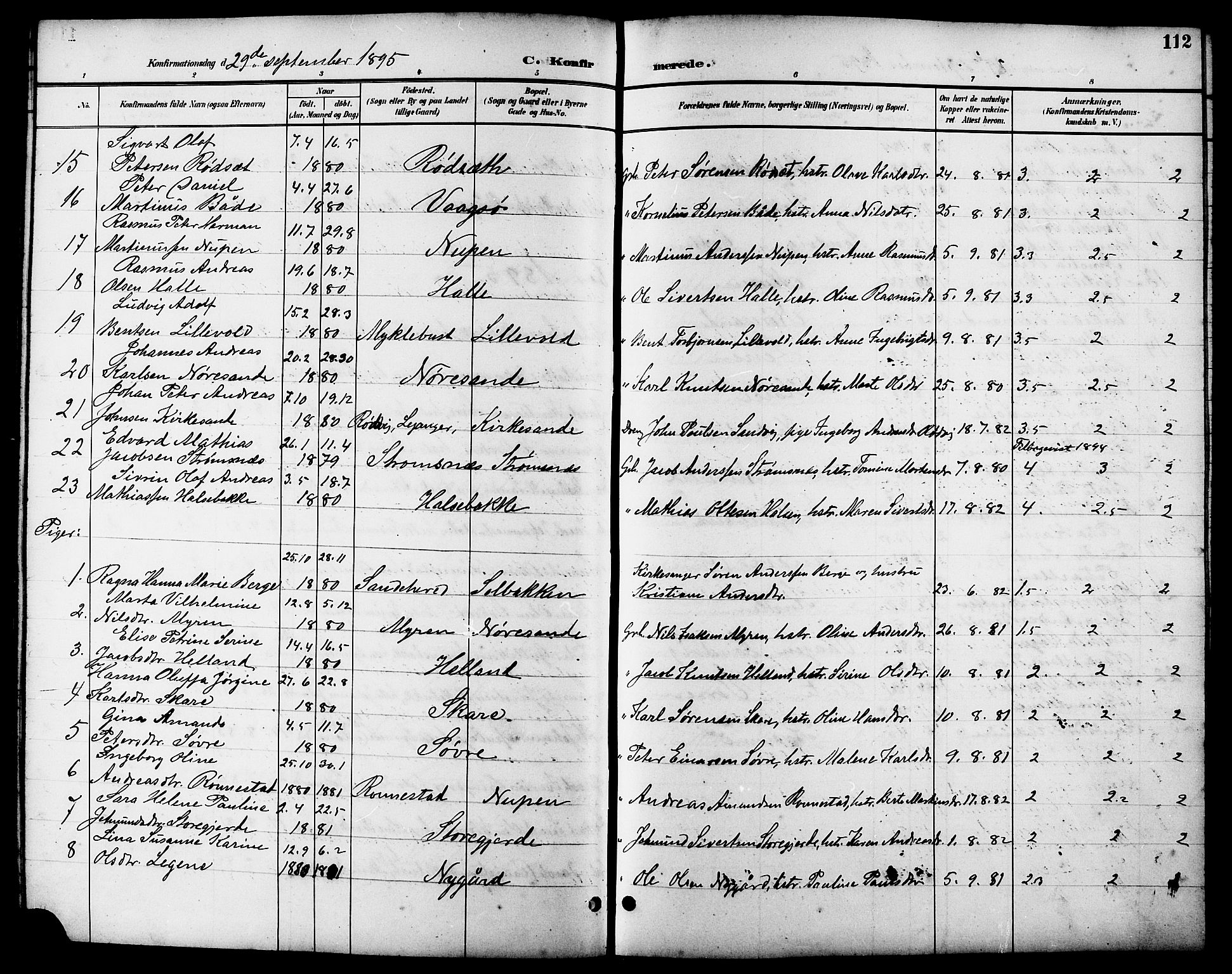 Ministerialprotokoller, klokkerbøker og fødselsregistre - Møre og Romsdal, AV/SAT-A-1454/503/L0049: Parish register (copy) no. 503C04, 1894-1915, p. 112