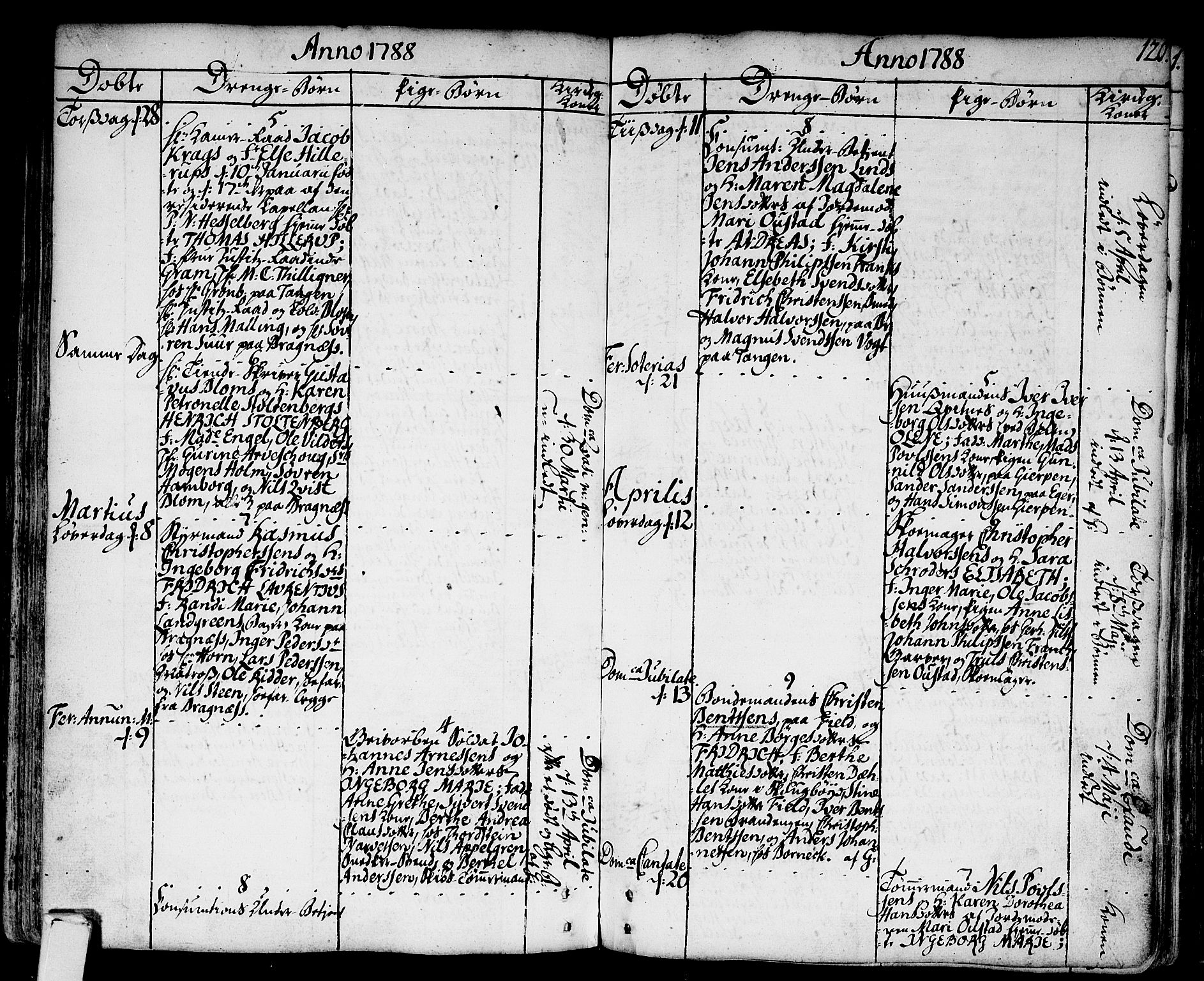 Strømsø kirkebøker, AV/SAKO-A-246/F/Fa/L0009: Parish register (official) no. I 9, 1752-1791, p. 120