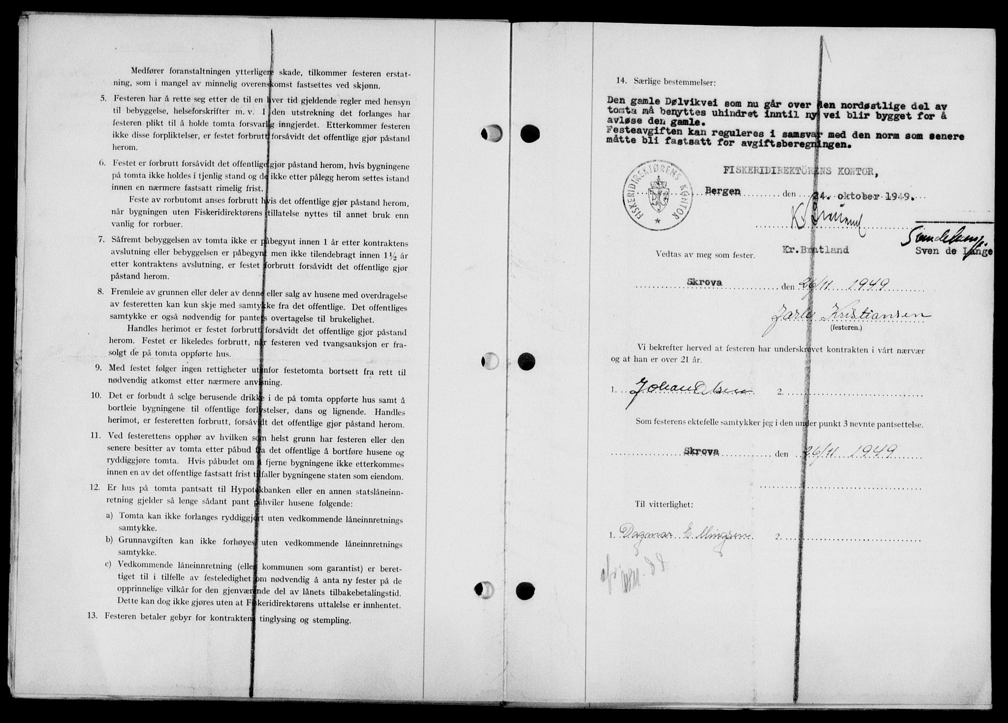 Lofoten sorenskriveri, SAT/A-0017/1/2/2C/L0024a: Mortgage book no. 24a, 1950-1950, Diary no: : 2965/1950