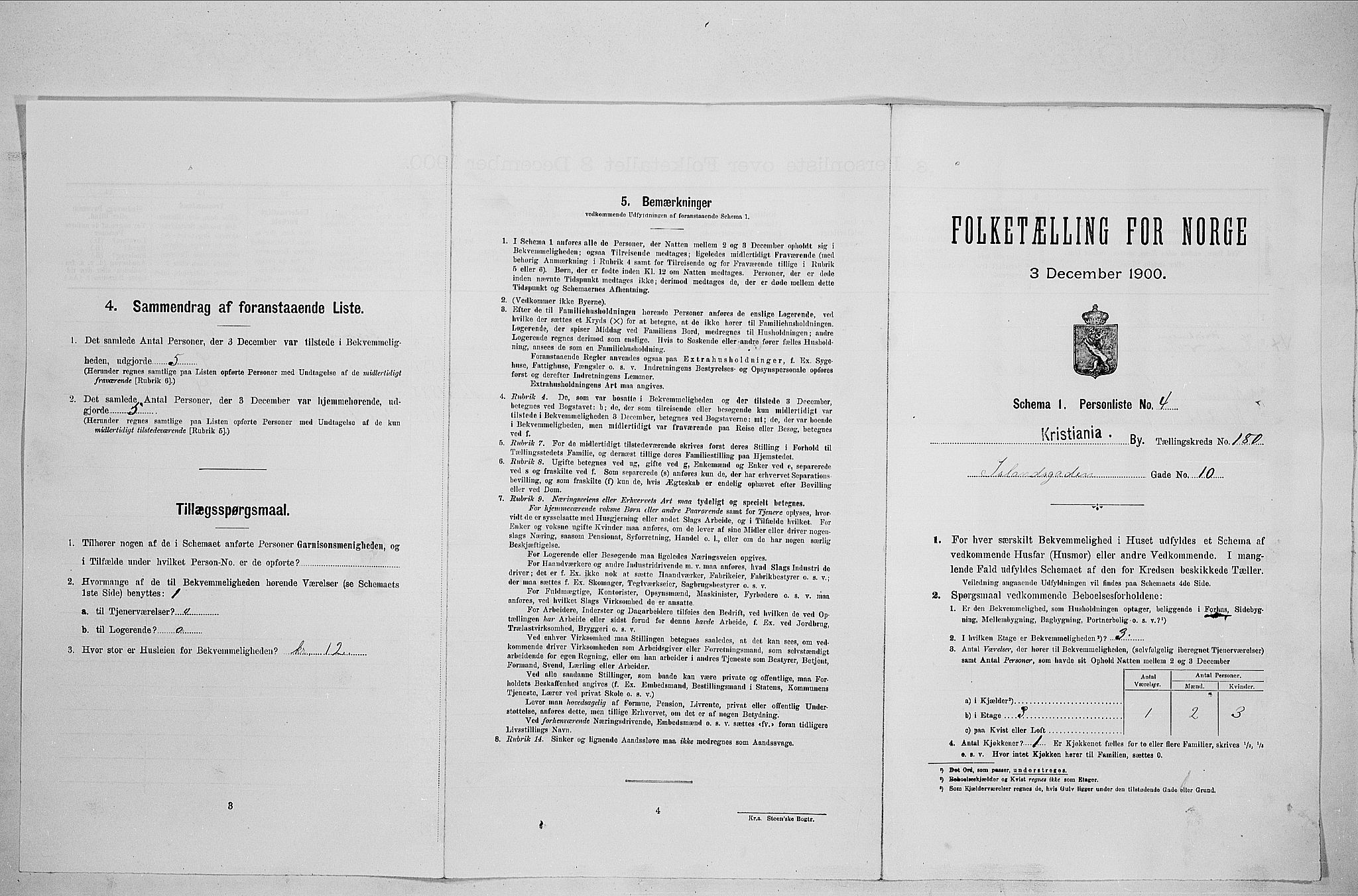 SAO, 1900 census for Kristiania, 1900, p. 42220