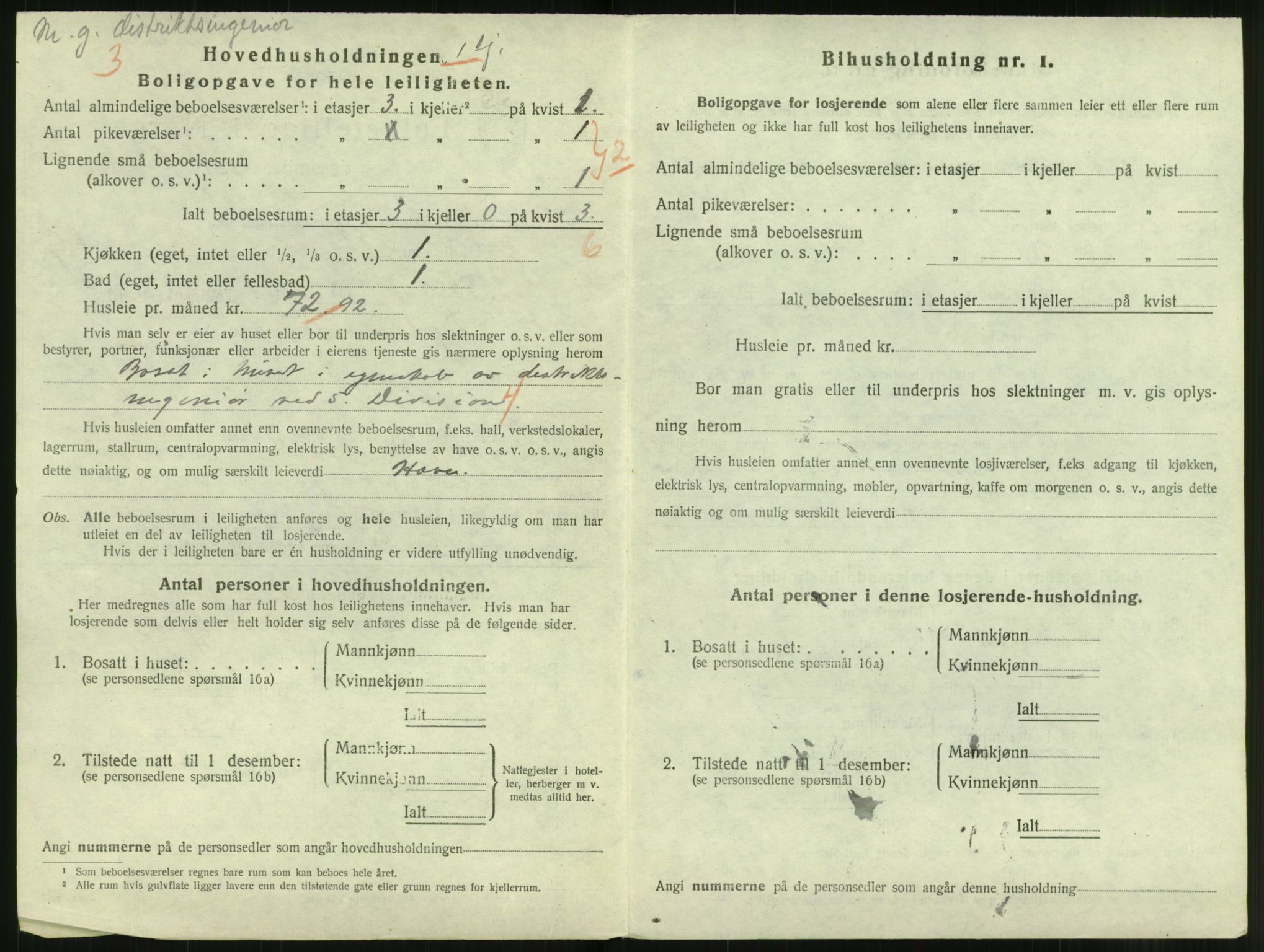 SAT, 1920 census for Trondheim, 1920, p. 32687