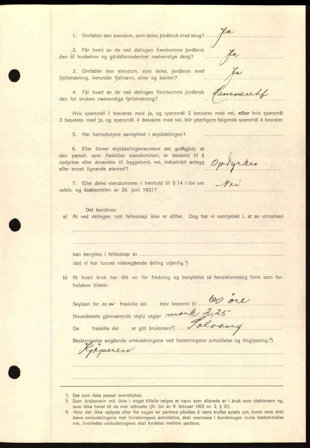 Romsdal sorenskriveri, AV/SAT-A-4149/1/2/2C: Mortgage book no. A11, 1941-1942, Diary no: : 2295/1941