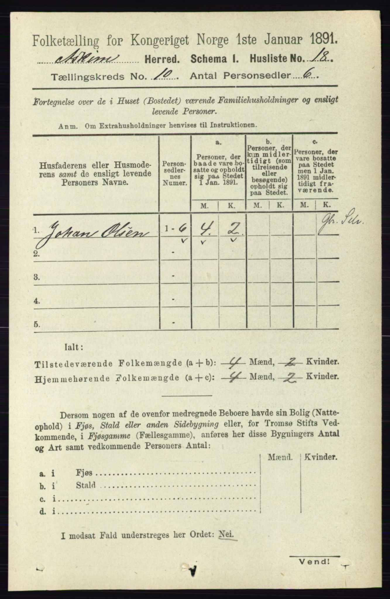 RA, 1891 census for 0124 Askim, 1891, p. 1602