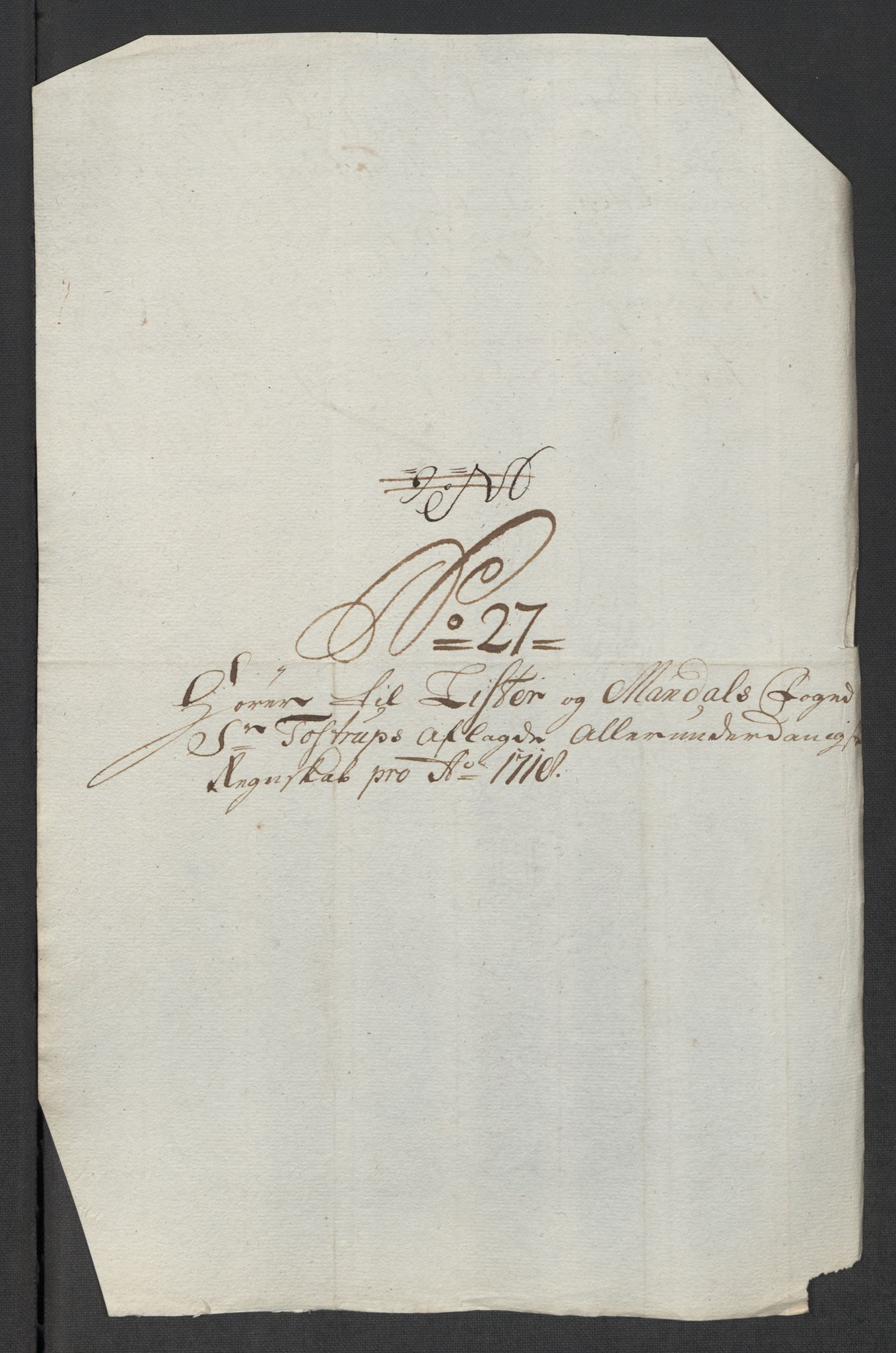 Rentekammeret inntil 1814, Reviderte regnskaper, Fogderegnskap, RA/EA-4092/R43/L2563: Fogderegnskap Lista og Mandal, 1718, p. 367