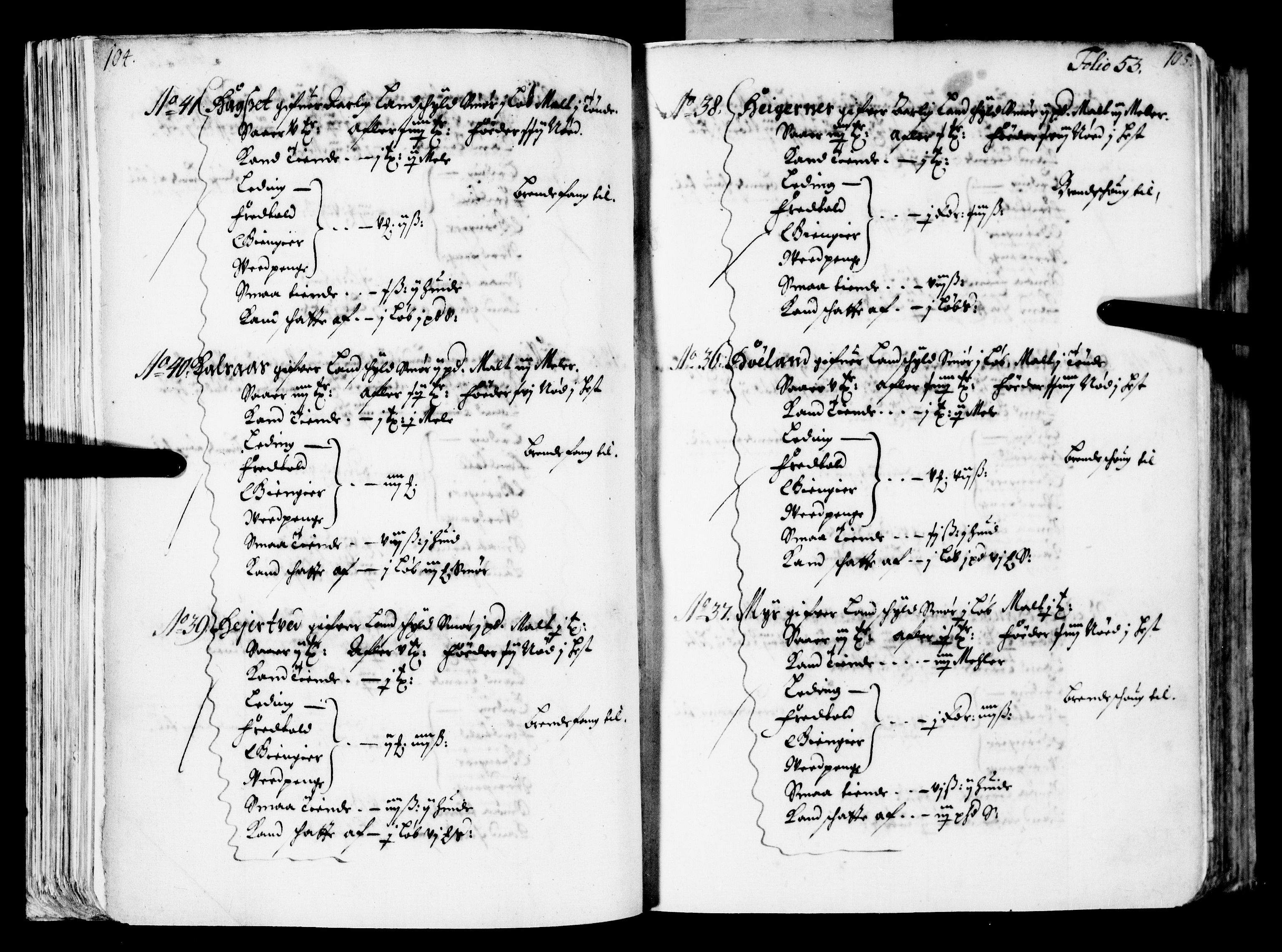 Rentekammeret inntil 1814, Realistisk ordnet avdeling, AV/RA-EA-4070/N/Nb/Nba/L0039: Nordhordland fogderi, 1667, p. 52b-53a