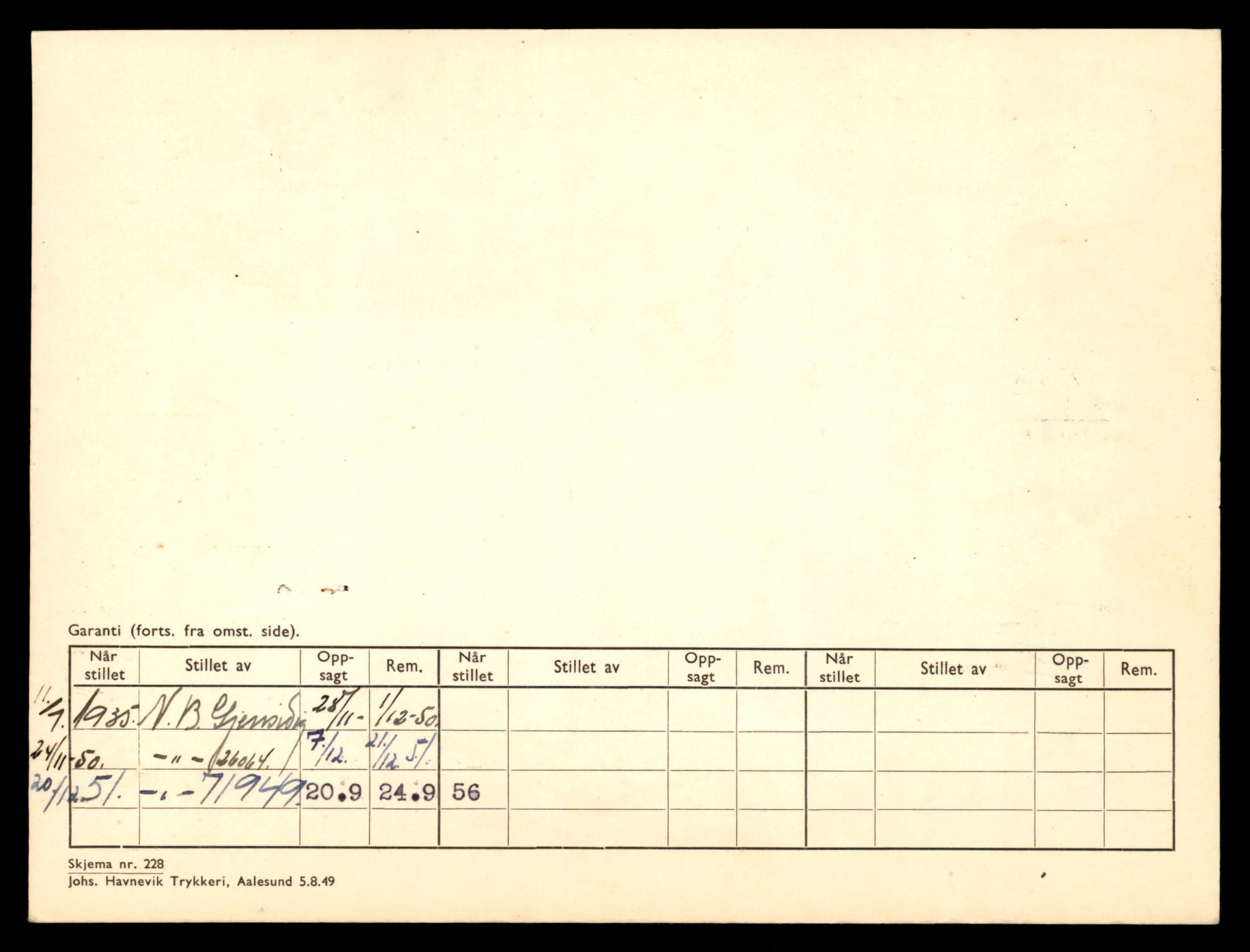 Møre og Romsdal vegkontor - Ålesund trafikkstasjon, AV/SAT-A-4099/F/Fe/L0003: Registreringskort for kjøretøy T 232 - T 340, 1927-1998, p. 2953