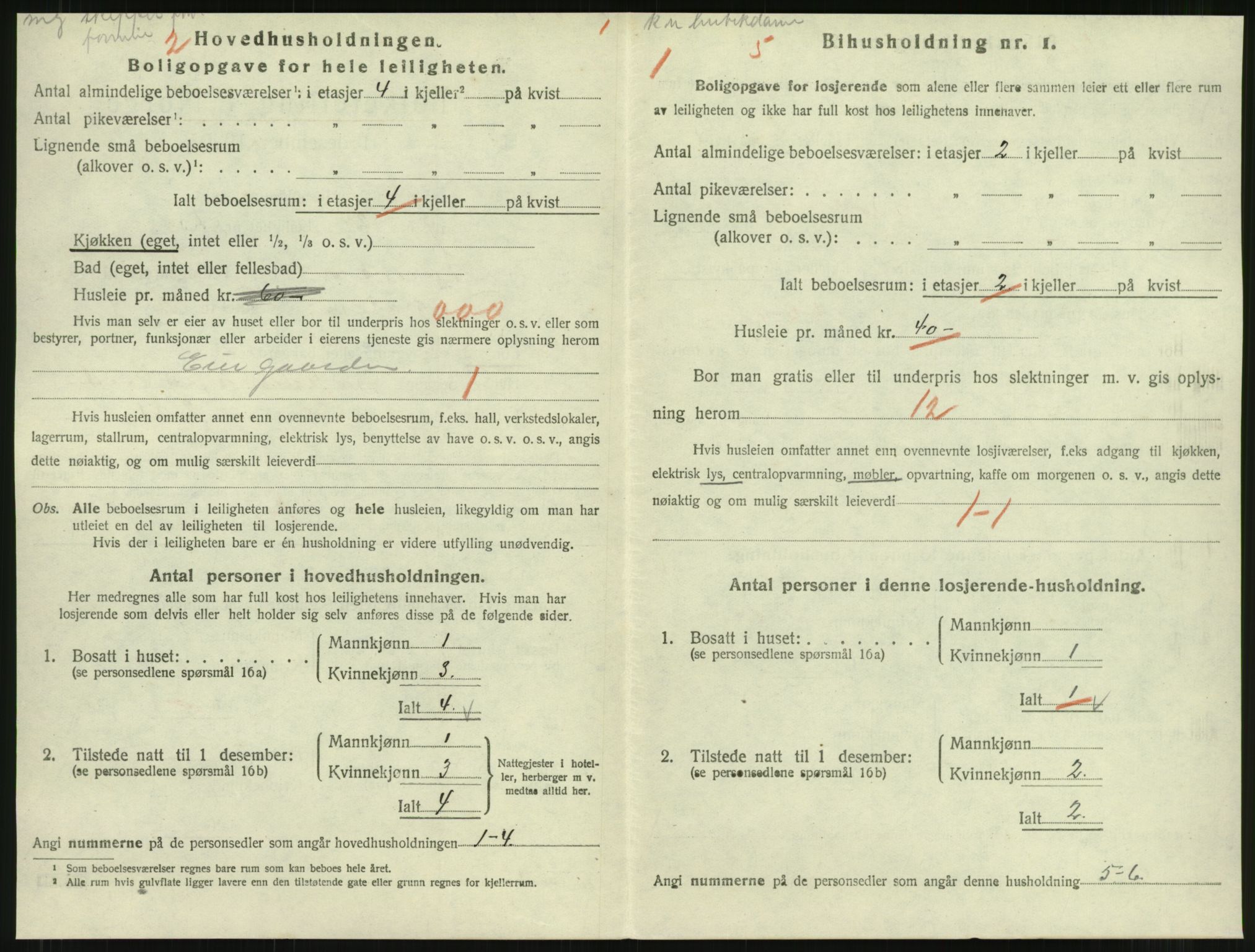 SAT, 1920 census for Namsos, 1920, p. 838