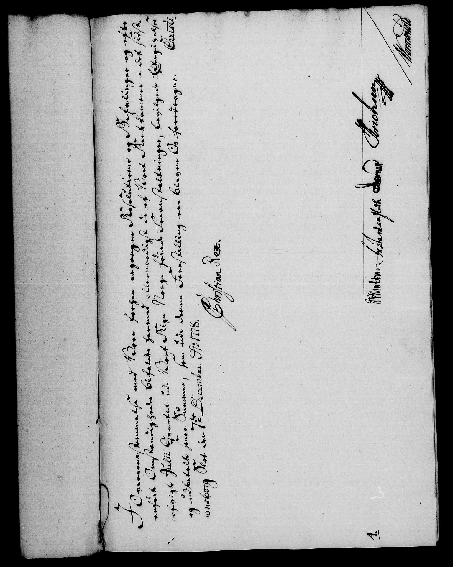 Rentekammeret, Kammerkanselliet, RA/EA-3111/G/Gf/Gfa/L0060: Norsk relasjons- og resolusjonsprotokoll (merket RK 52.60), 1778, p. 616