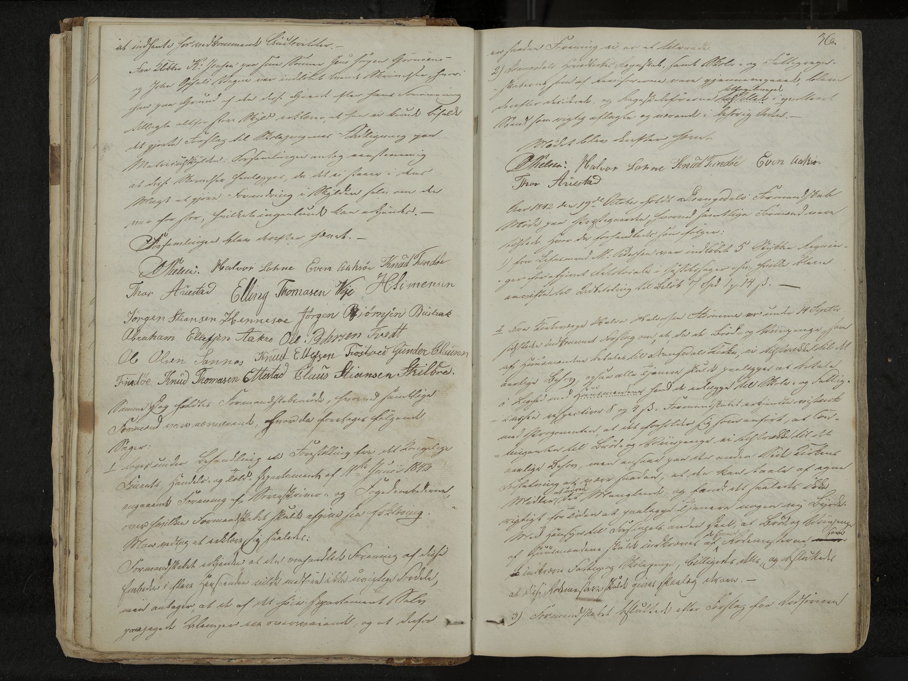 Drangedal formannskap og sentraladministrasjon, IKAK/0817021/A/L0001: Møtebok, 1837-1870, p. 36