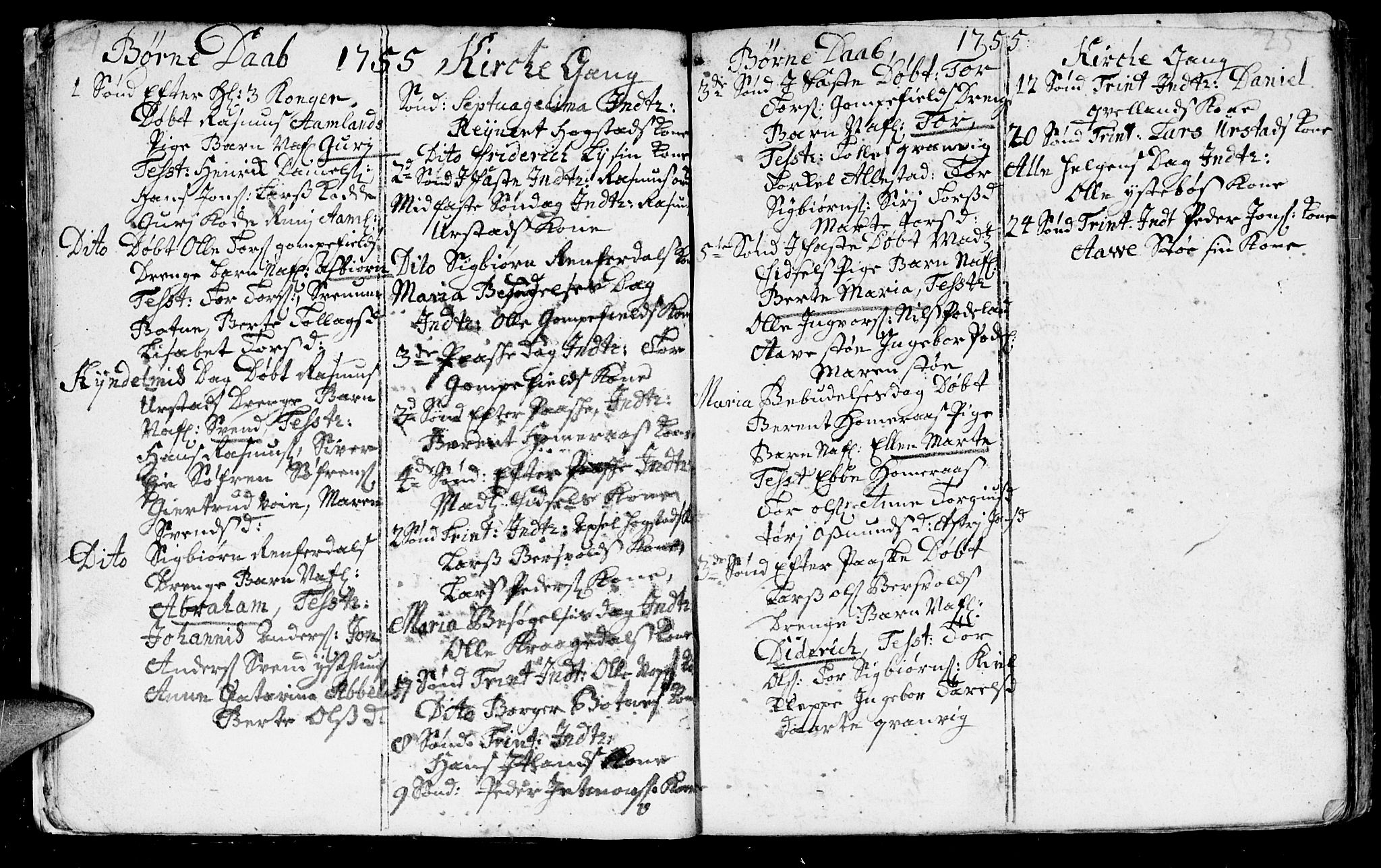 Flekkefjord sokneprestkontor, AV/SAK-1111-0012/F/Fa/Fab/L0001: Parish register (official) no. A 1, 1750-1780, p. 24-25