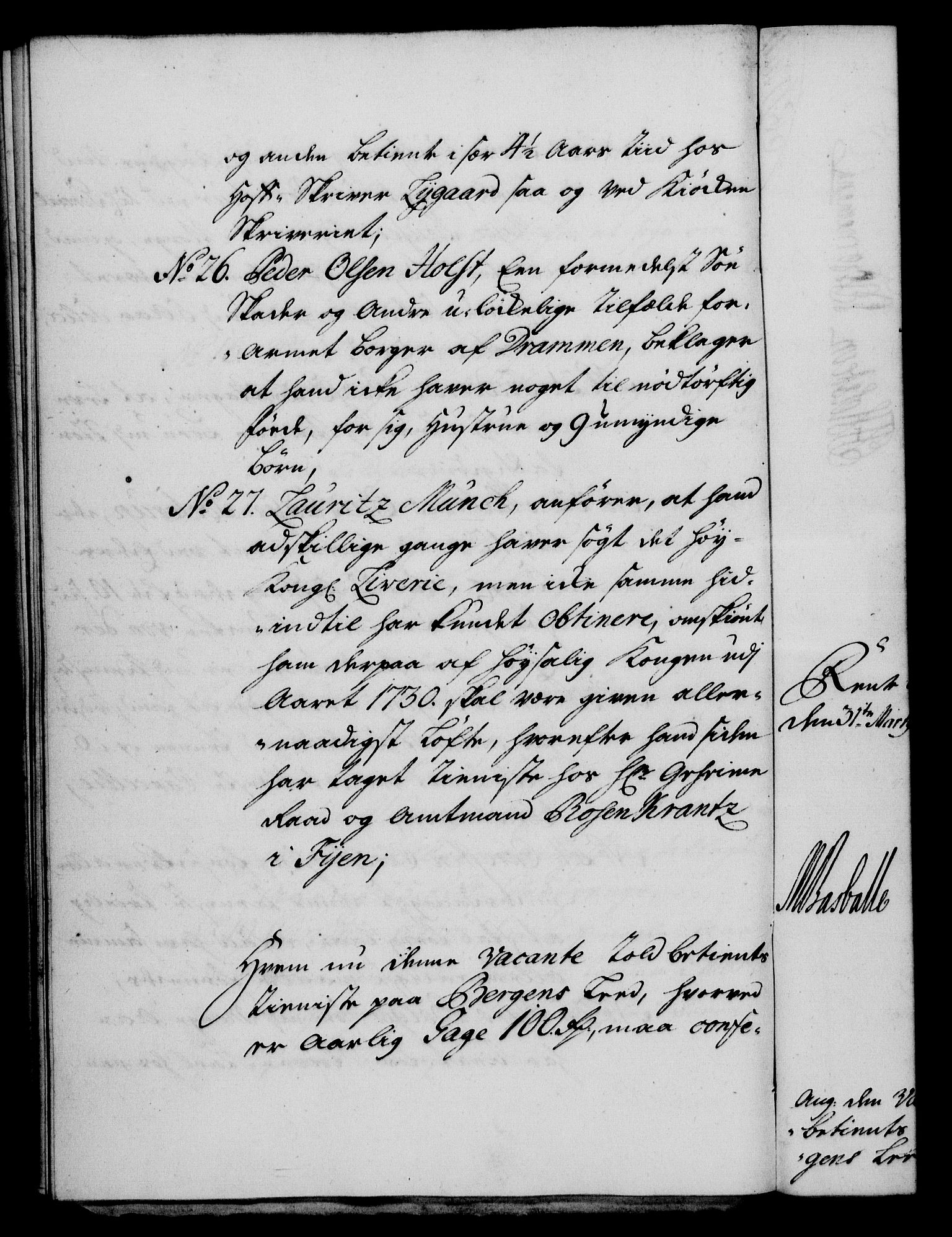 Rentekammeret, Kammerkanselliet, AV/RA-EA-3111/G/Gf/Gfa/L0019: Norsk relasjons- og resolusjonsprotokoll (merket RK 52.19), 1736, p. 239