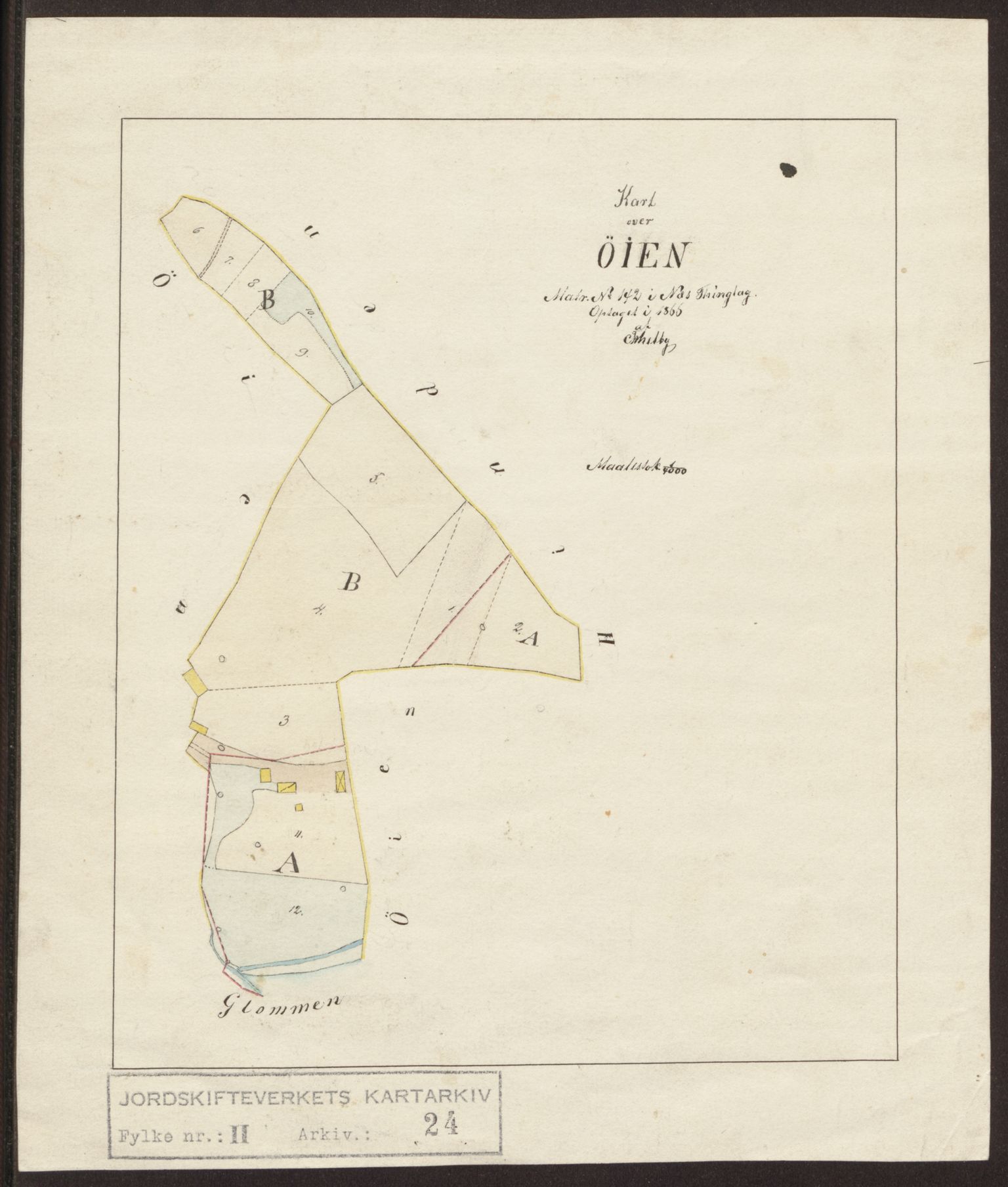 Jordskifteverkets kartarkiv, AV/RA-S-3929/T, 1859-1988, p. 38