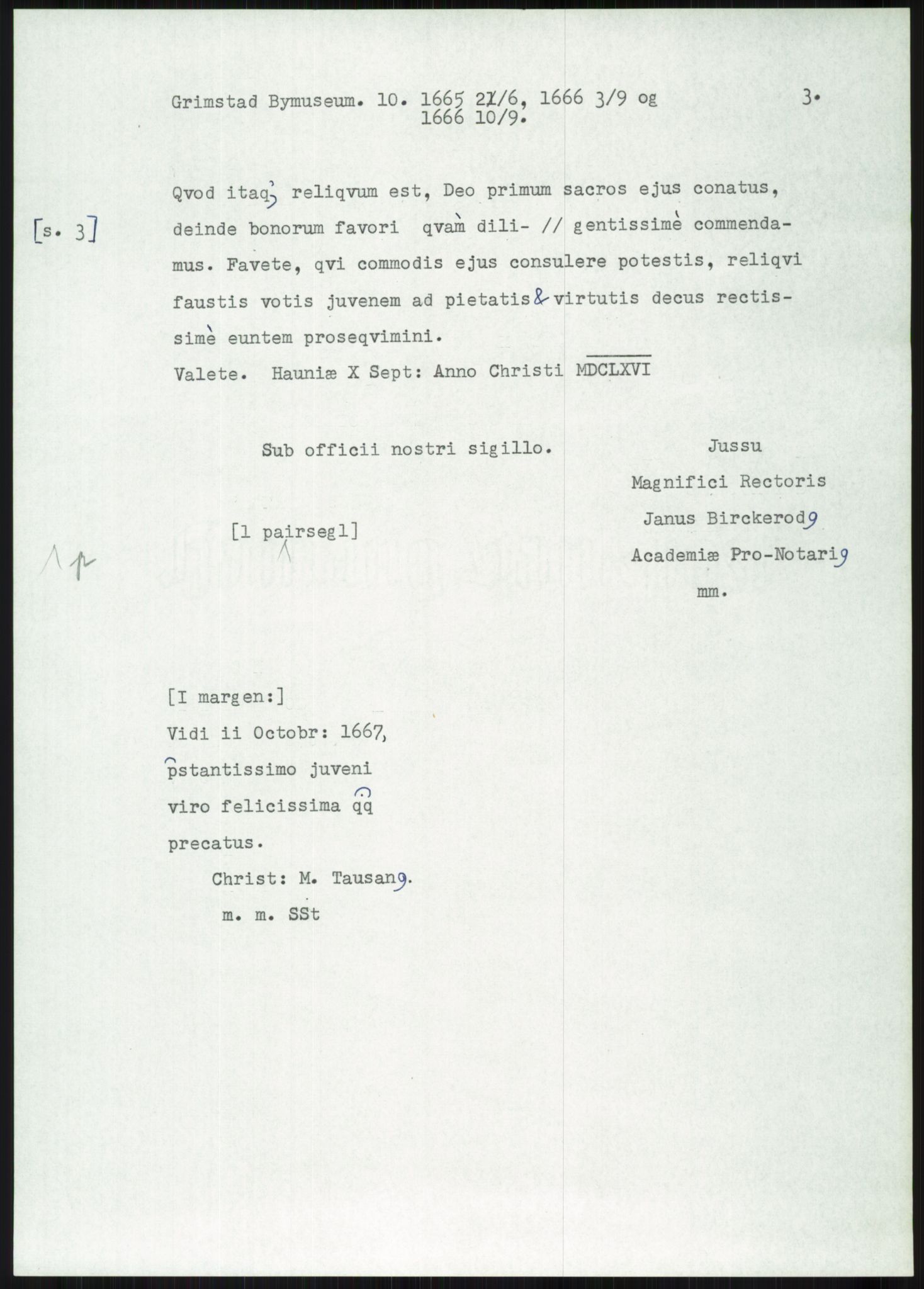 Samlinger til kildeutgivelse, Diplomavskriftsamlingen, AV/RA-EA-4053/H/Ha, p. 2464