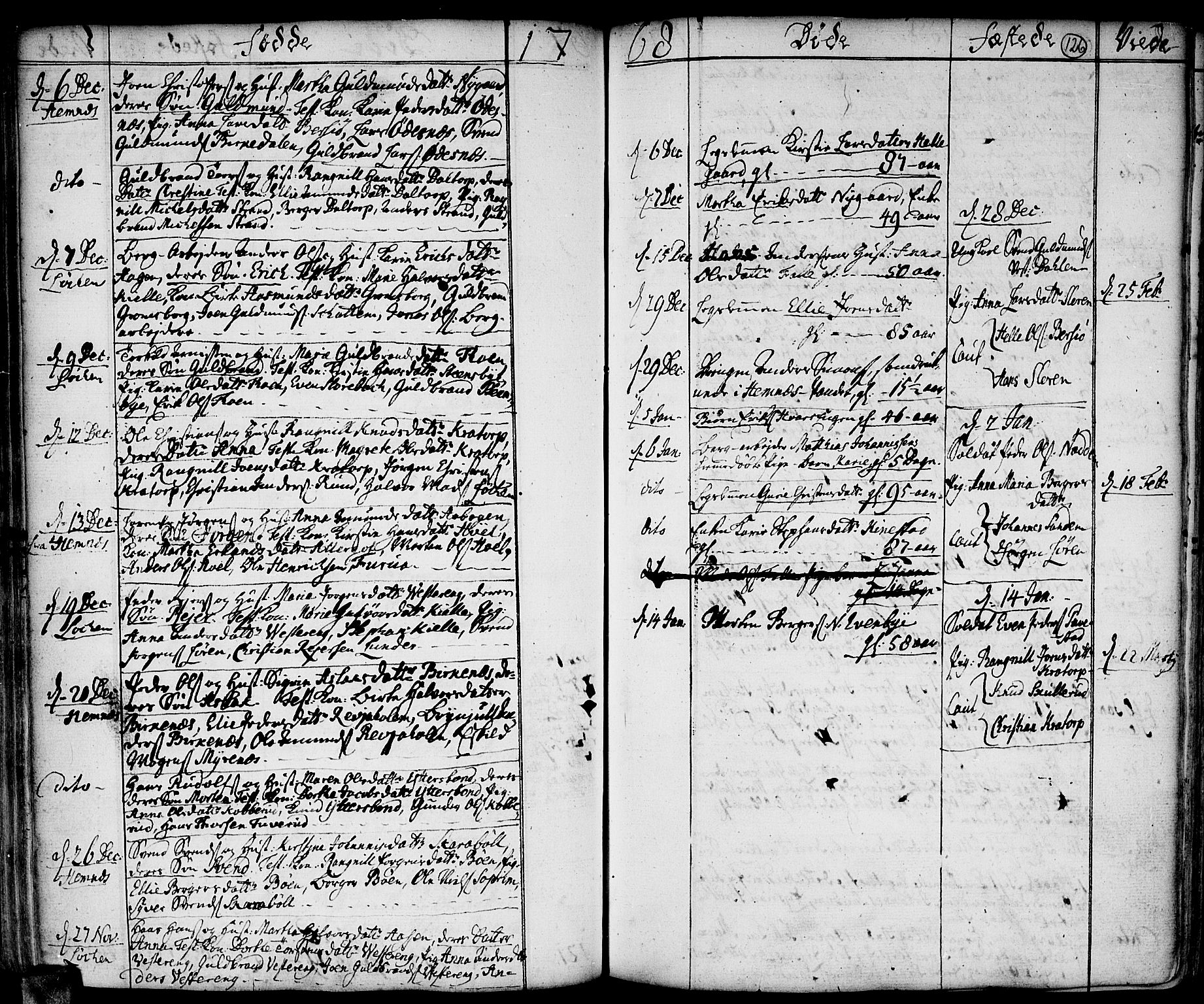 Høland prestekontor Kirkebøker, SAO/A-10346a/F/Fa/L0004: Parish register (official) no. I 4, 1757-1780, p. 126