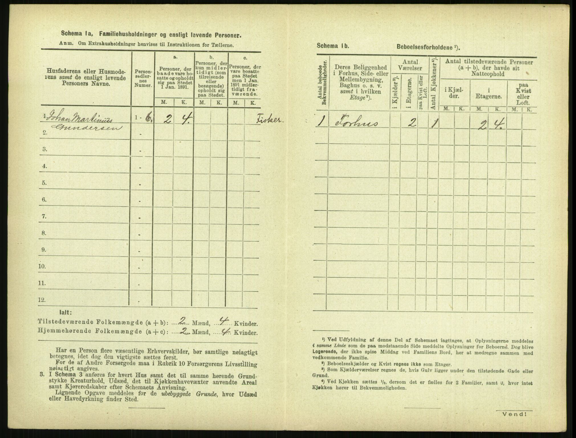 RA, 1891 census for 0806 Skien, 1891, p. 1329