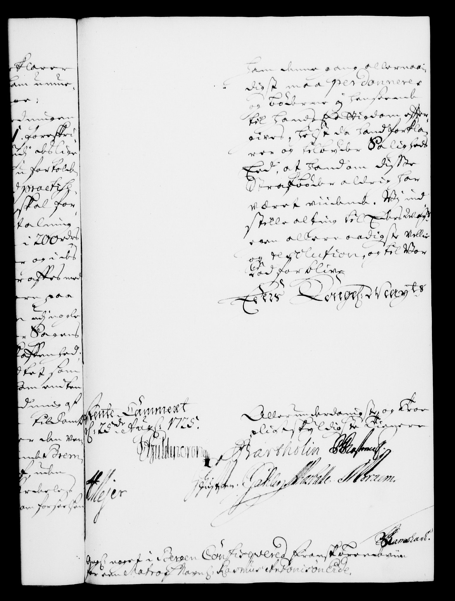 Rentekammeret, Kammerkanselliet, RA/EA-3111/G/Gf/Gfa/L0008: Norsk relasjons- og resolusjonsprotokoll (merket RK 52.8), 1725, p. 722