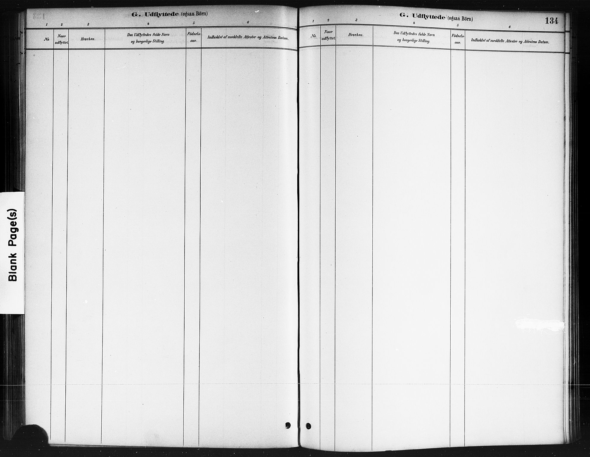 Ås prestekontor Kirkebøker, AV/SAO-A-10894/F/Fb/L0001: Parish register (official) no. II 1, 1881-1895, p. 134