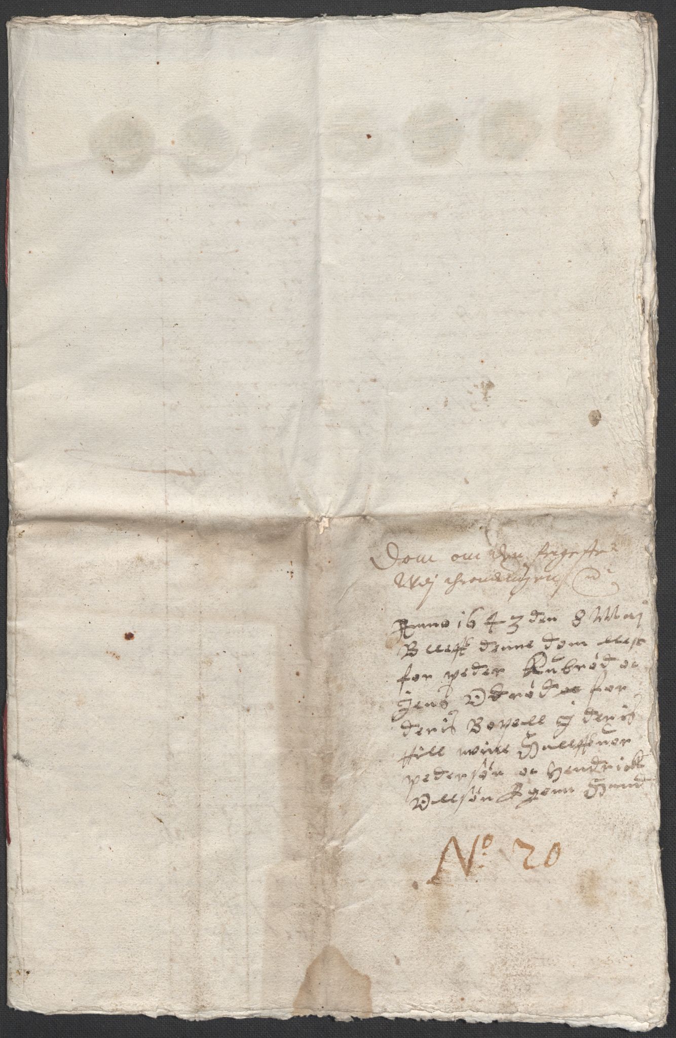Riksarkivets diplomsamling, AV/RA-EA-5965/F12/L0008: Pk. 8 (II), 1602-1704, p. 82