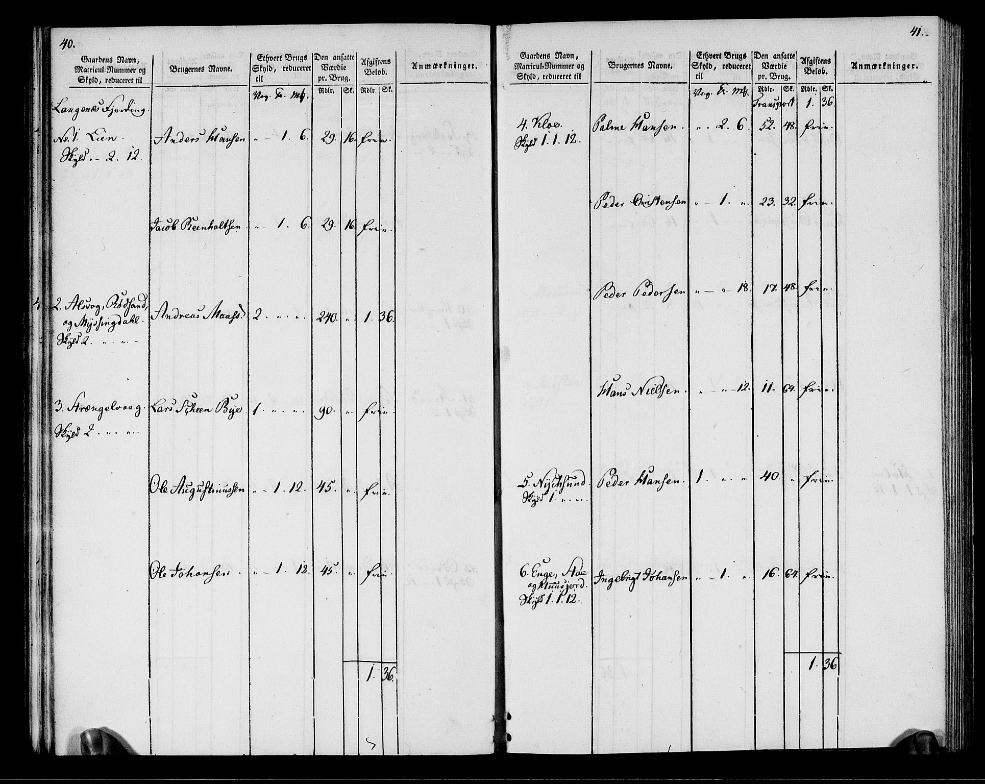 Rentekammeret inntil 1814, Realistisk ordnet avdeling, AV/RA-EA-4070/N/Ne/Nea/L0164: Vesterålen, Andenes og Lofoten fogderi. Oppebørselsregister, 1803, p. 23