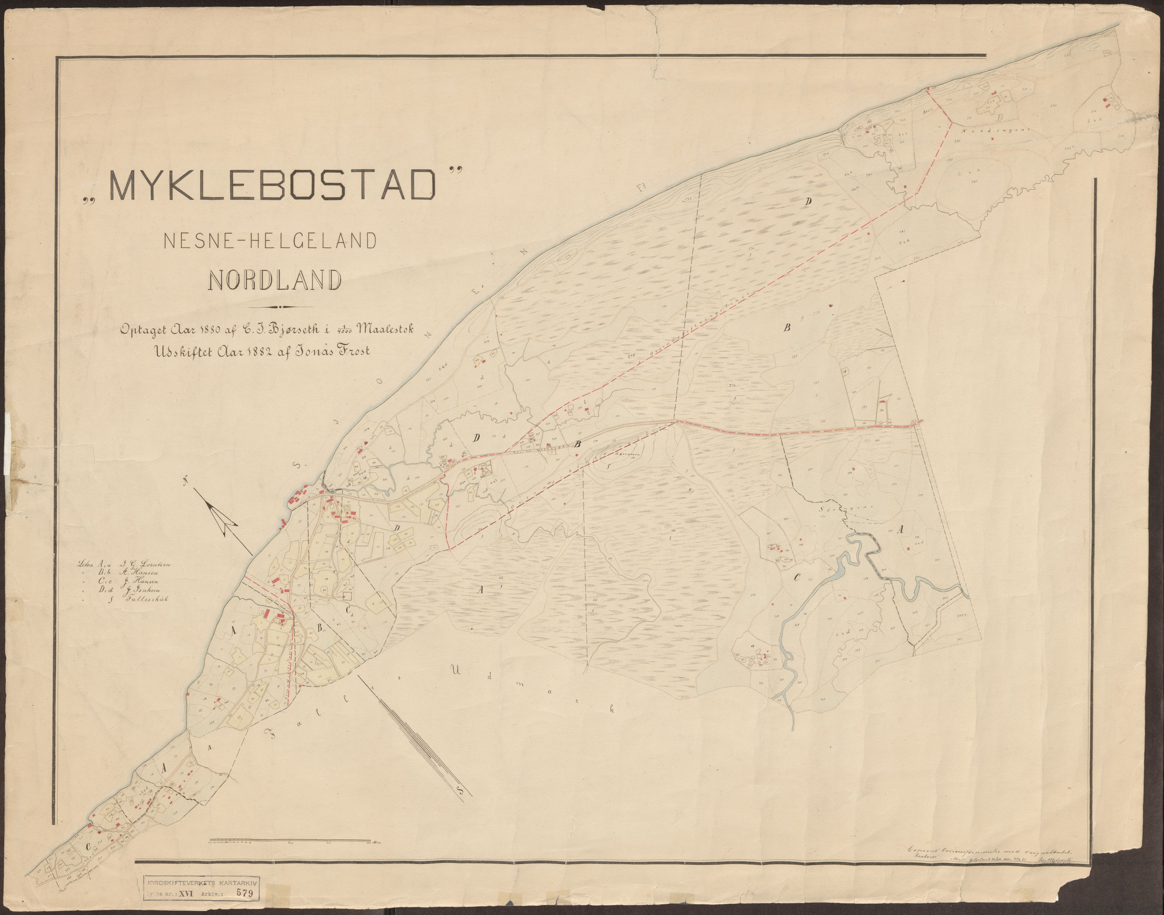 Jordskifteverkets kartarkiv, RA/S-3929/T, 1859-1988, p. 708