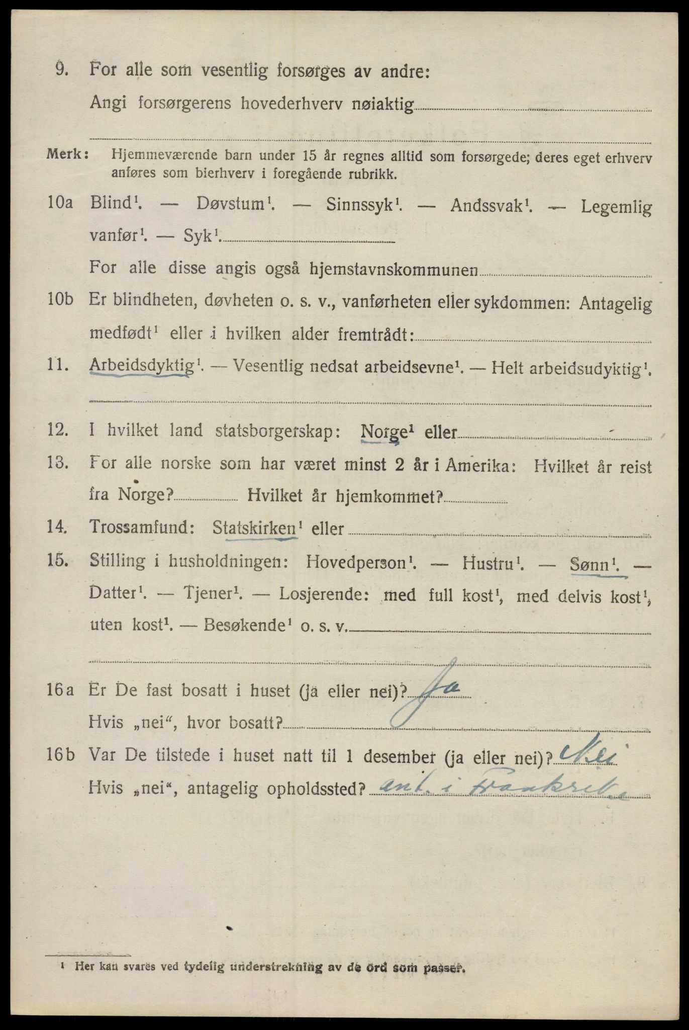 SAO, 1920 census for Kråkerøy, 1920, p. 4343