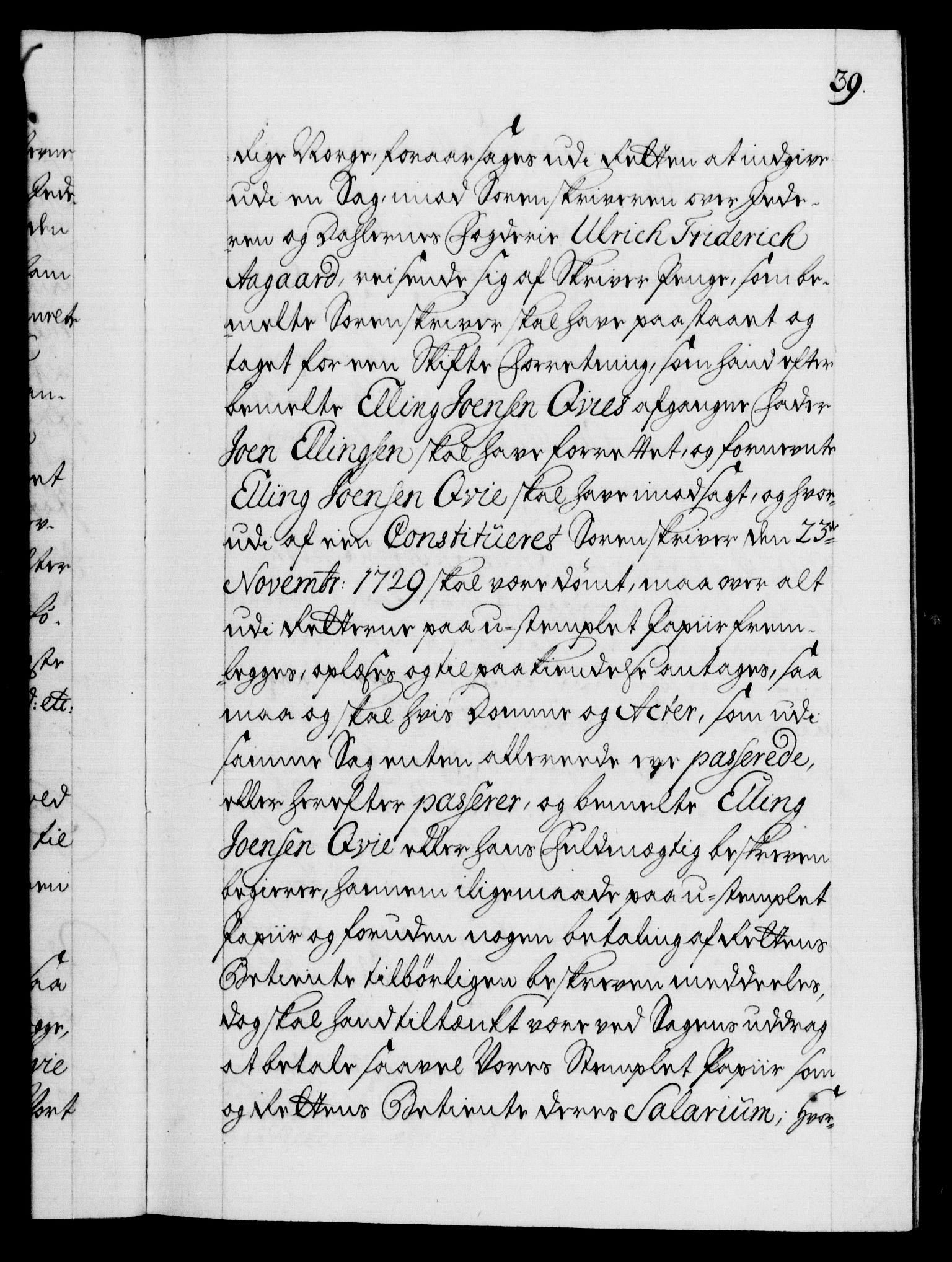 Danske Kanselli 1572-1799, AV/RA-EA-3023/F/Fc/Fca/Fcaa/L0027: Norske registre, 1730-1732, p. 39a