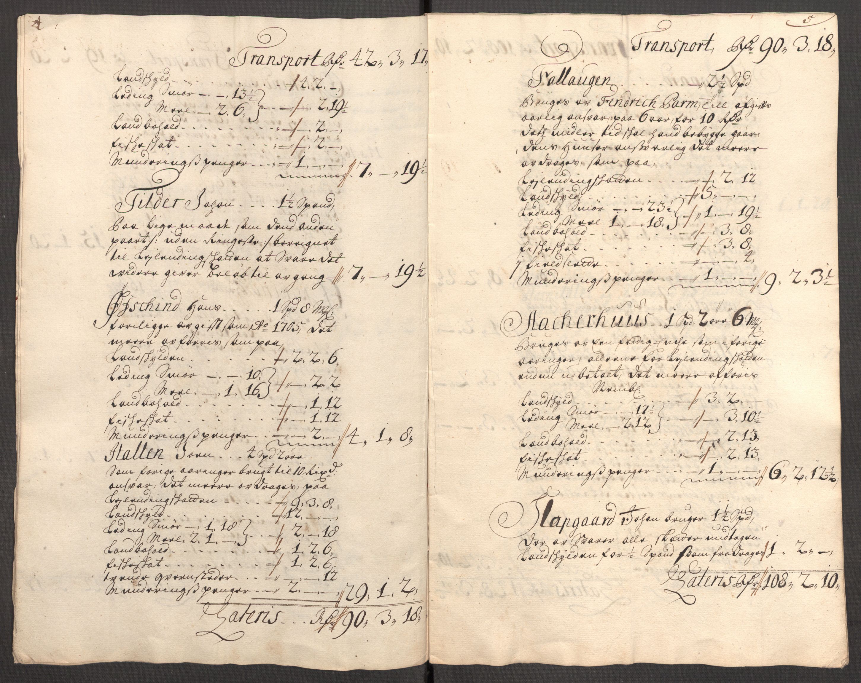Rentekammeret inntil 1814, Reviderte regnskaper, Fogderegnskap, RA/EA-4092/R62/L4196: Fogderegnskap Stjørdal og Verdal, 1705-1706, p. 490
