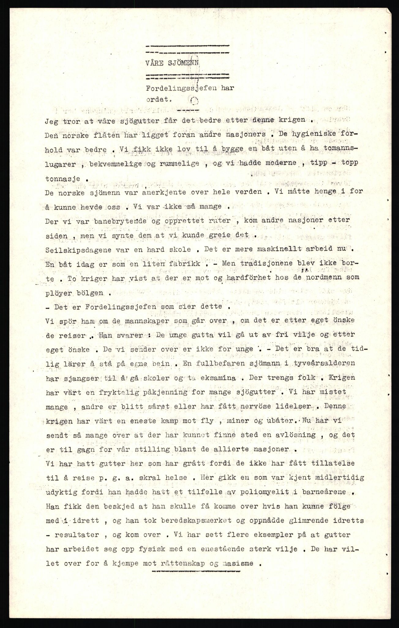 Forsvaret, Forsvarets krigshistoriske avdeling, AV/RA-RAFA-2017/Y/Yf/L0213: II-C-11-2143  -  Dokumenter fra krigens tid., 1940-1945, p. 320