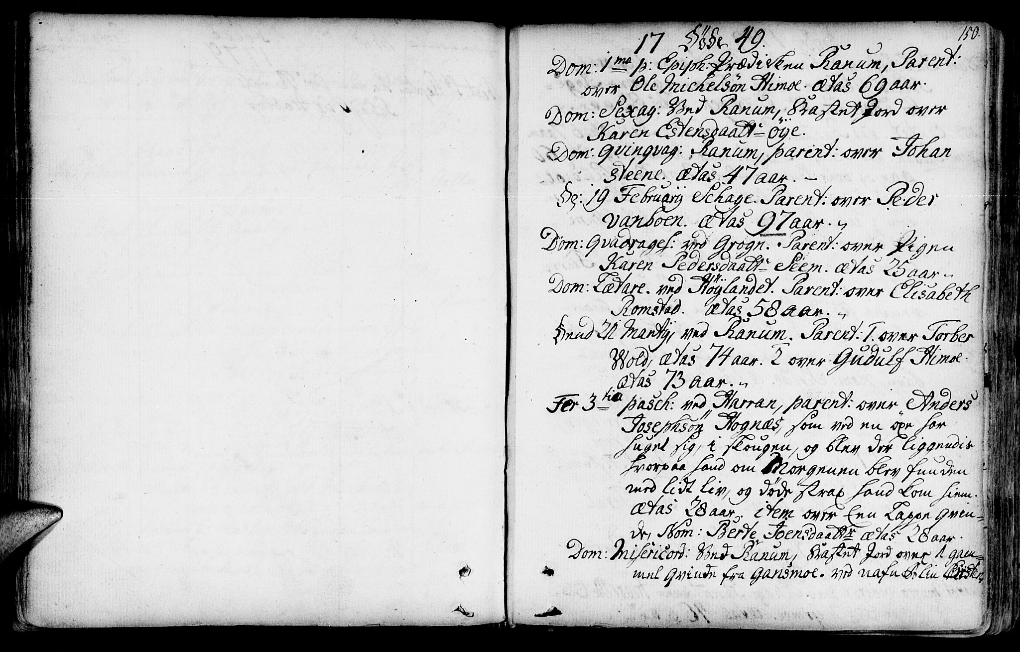 Ministerialprotokoller, klokkerbøker og fødselsregistre - Nord-Trøndelag, SAT/A-1458/764/L0542: Parish register (official) no. 764A02, 1748-1779, p. 150