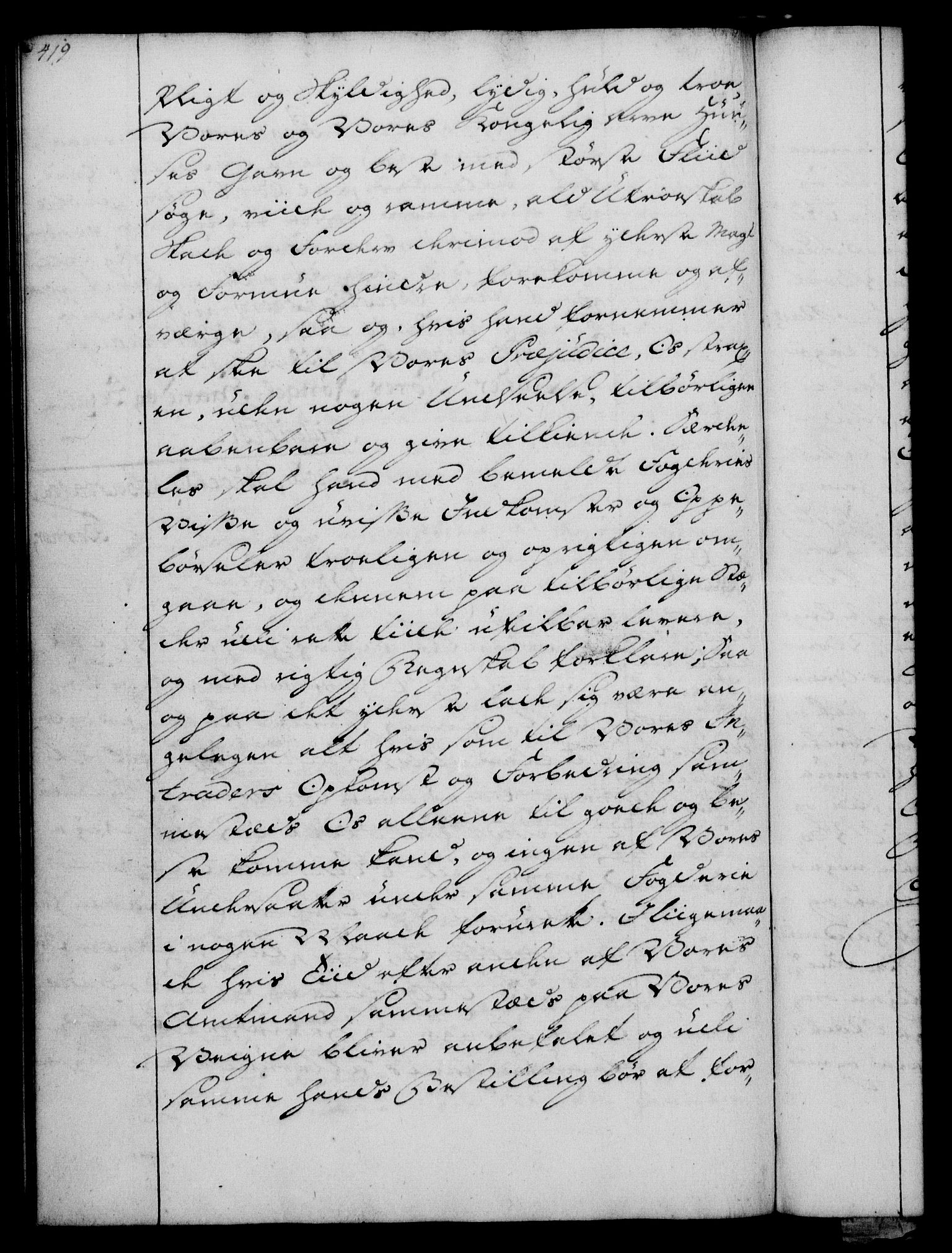 Rentekammeret, Kammerkanselliet, RA/EA-3111/G/Gg/Gge/L0003: Norsk bestallingsprotokoll med register (merket RK 53.27), 1745-1761, p. 419