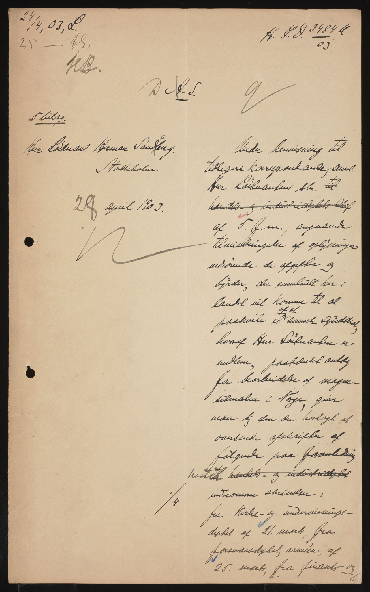 Utenriksdepartementet, RA/S-2259, 1846-1939, p. 200